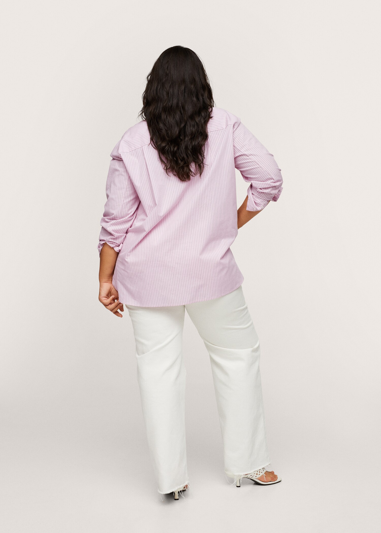 Blusa algodón rayas  - Reverso del artículo