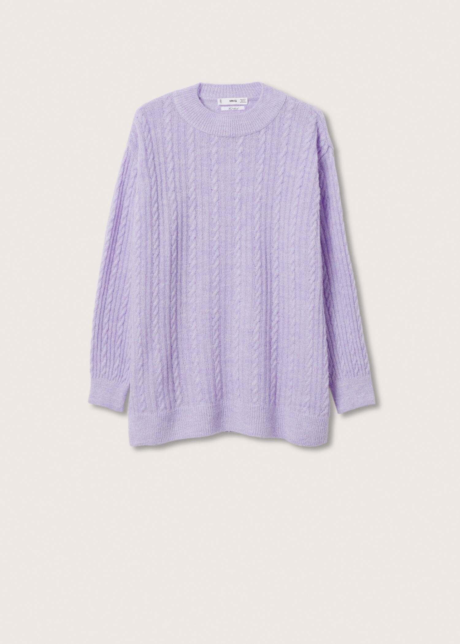 Úpletový svetr oversize - Zboží bez modelu