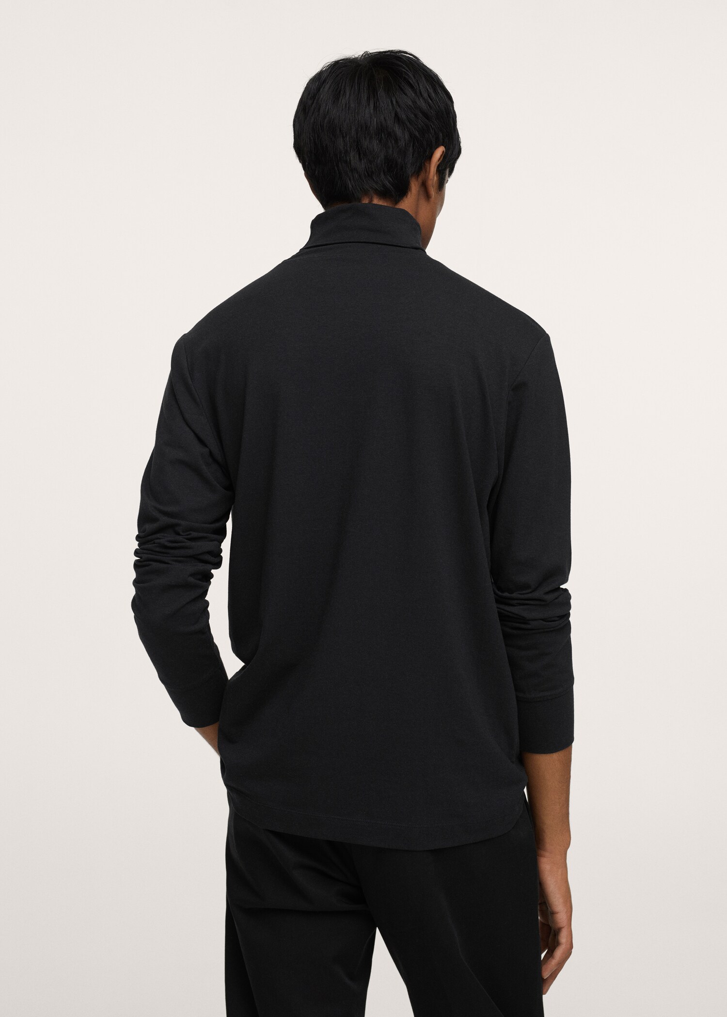 Camiseta manga larga cuello alto - Detalle del artículo 3