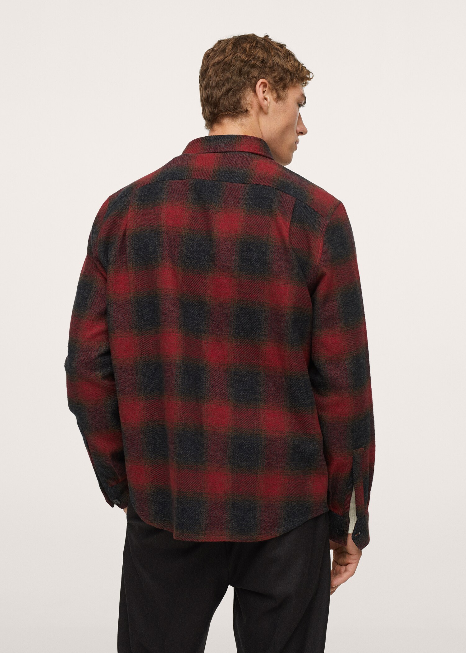 Camisa franela cuadros - Reverso del artículo