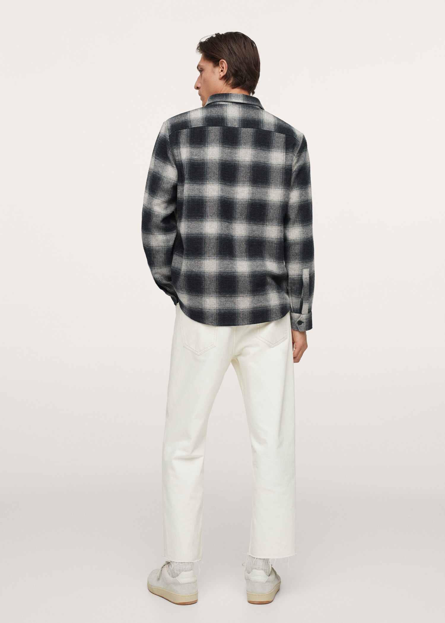 Camisa franela cuadros - Reverso del artículo