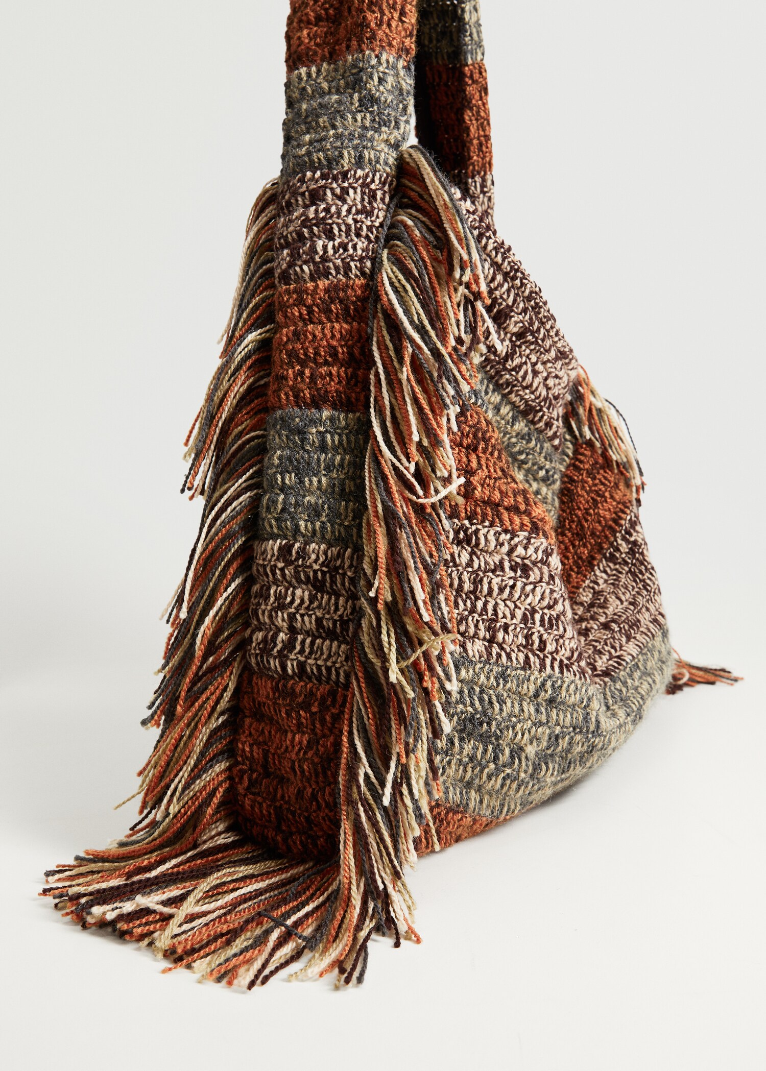 Bolso shopper flecos - Plano medio