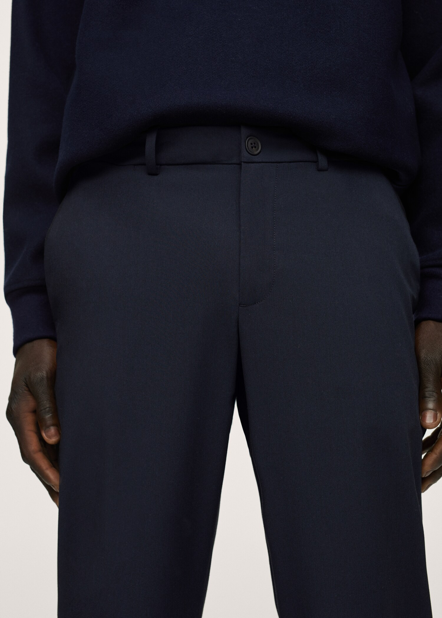 Strečové kalhoty tapered fit - Detail zboží 1