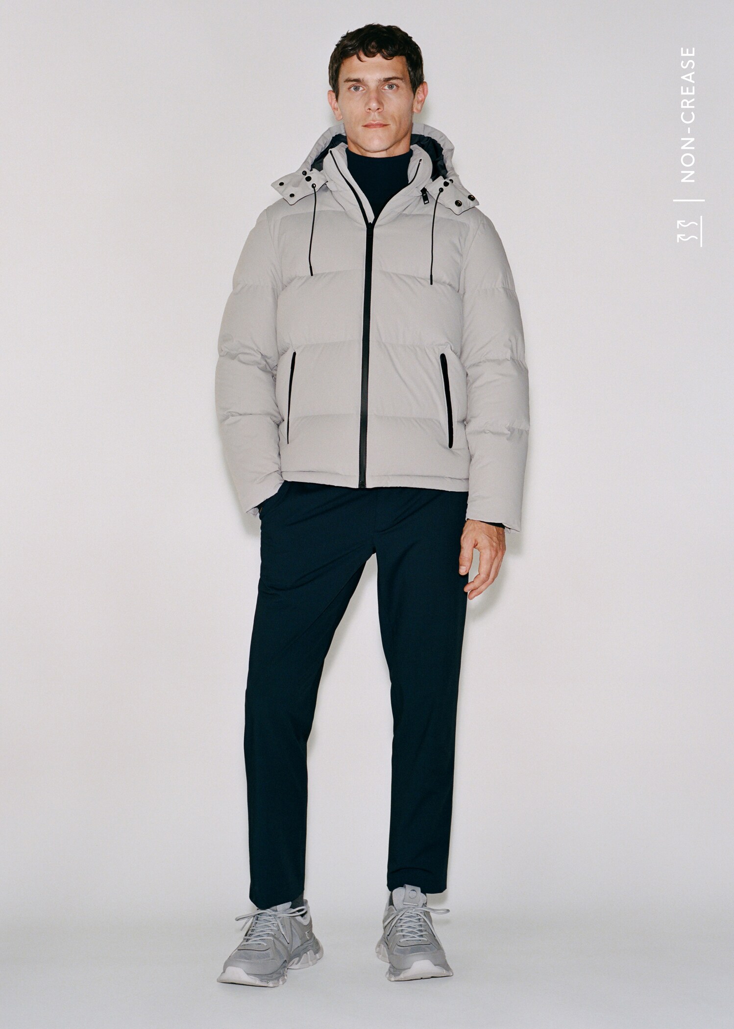 Strečové kalhoty tapered fit - Detail zboží 5