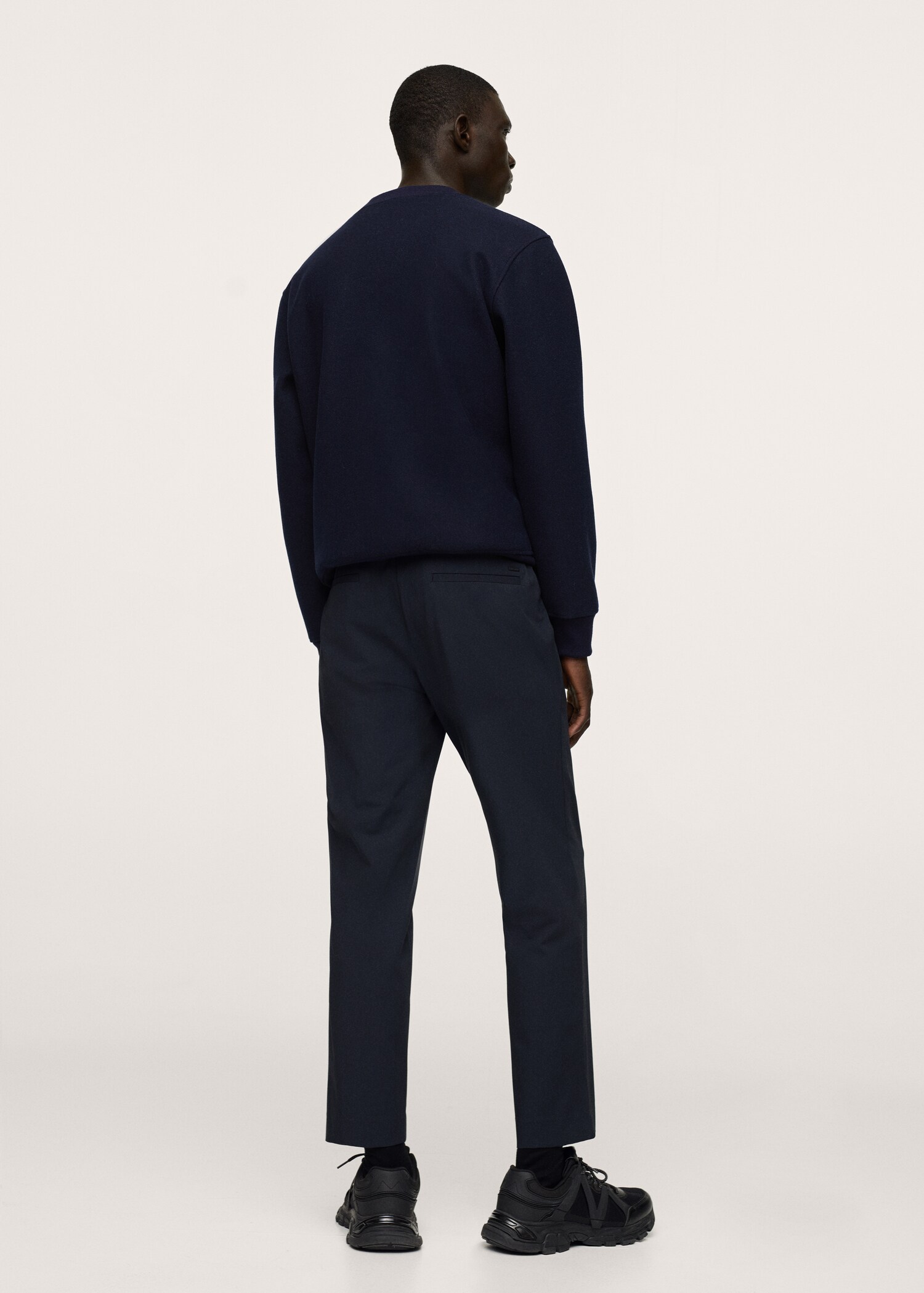 Strečové kalhoty tapered fit - Zadní strana zboží