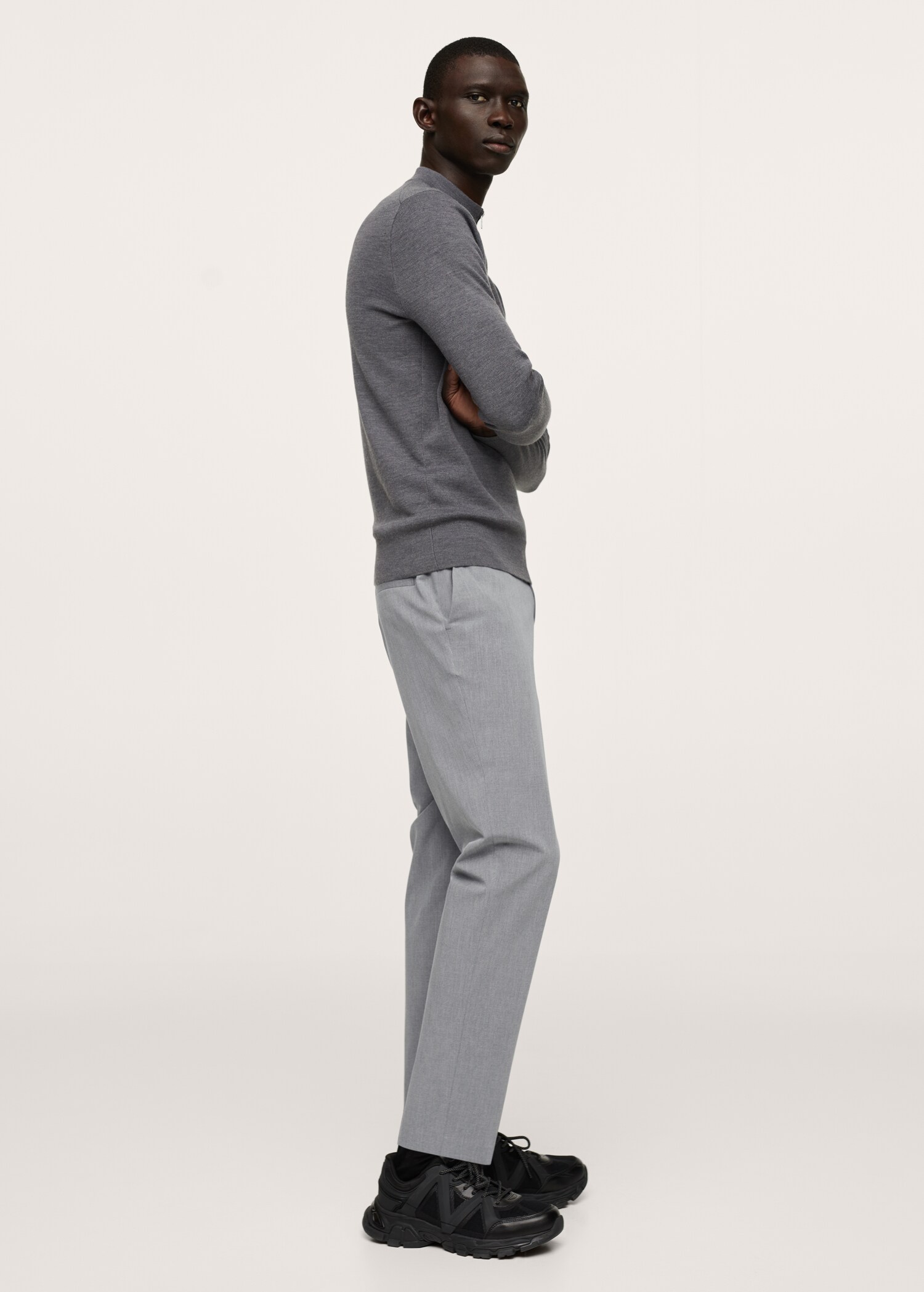 Strečové kalhoty tapered fit - Detail zboží 2