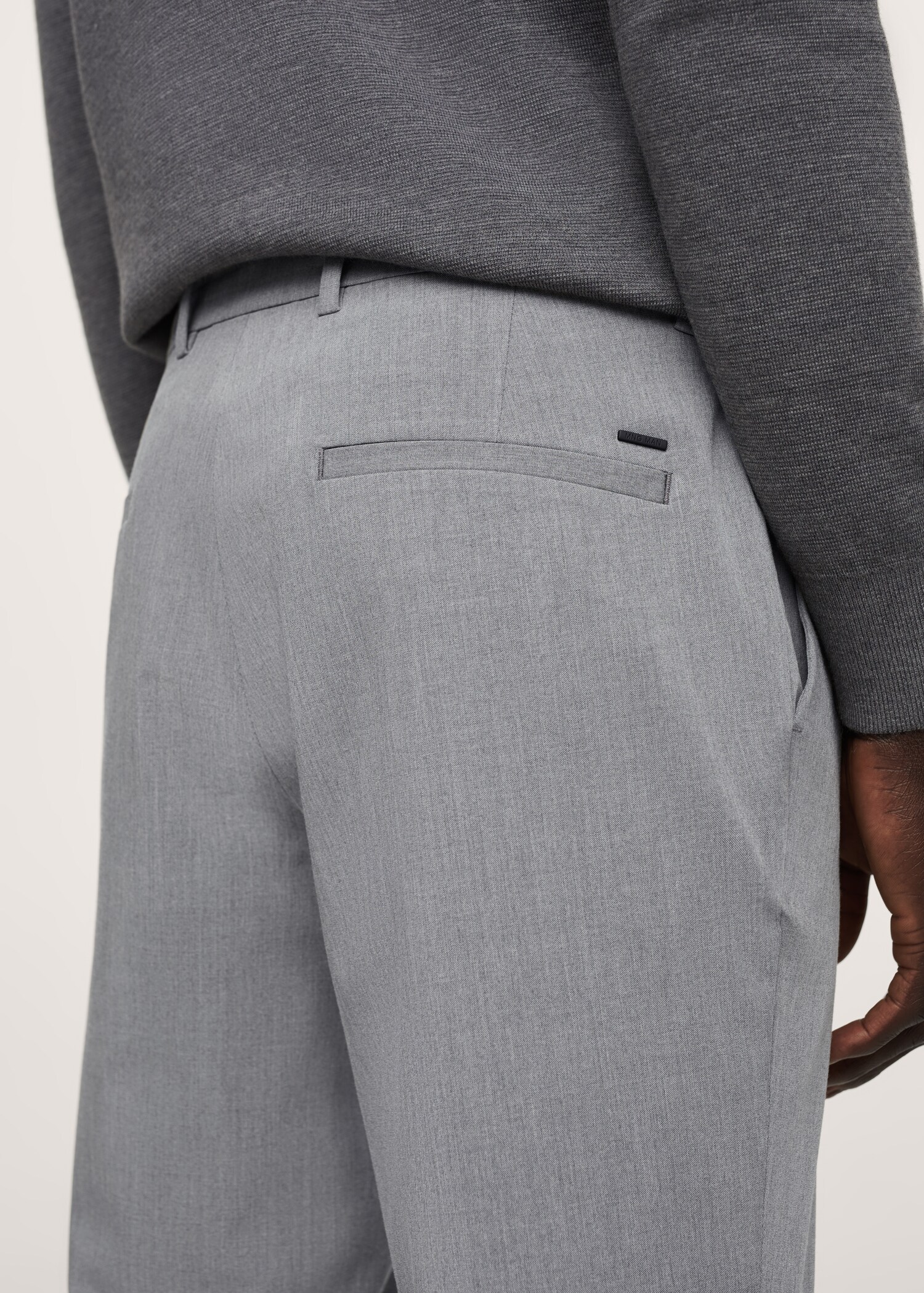Strečové kalhoty tapered fit - Detail zboží 3