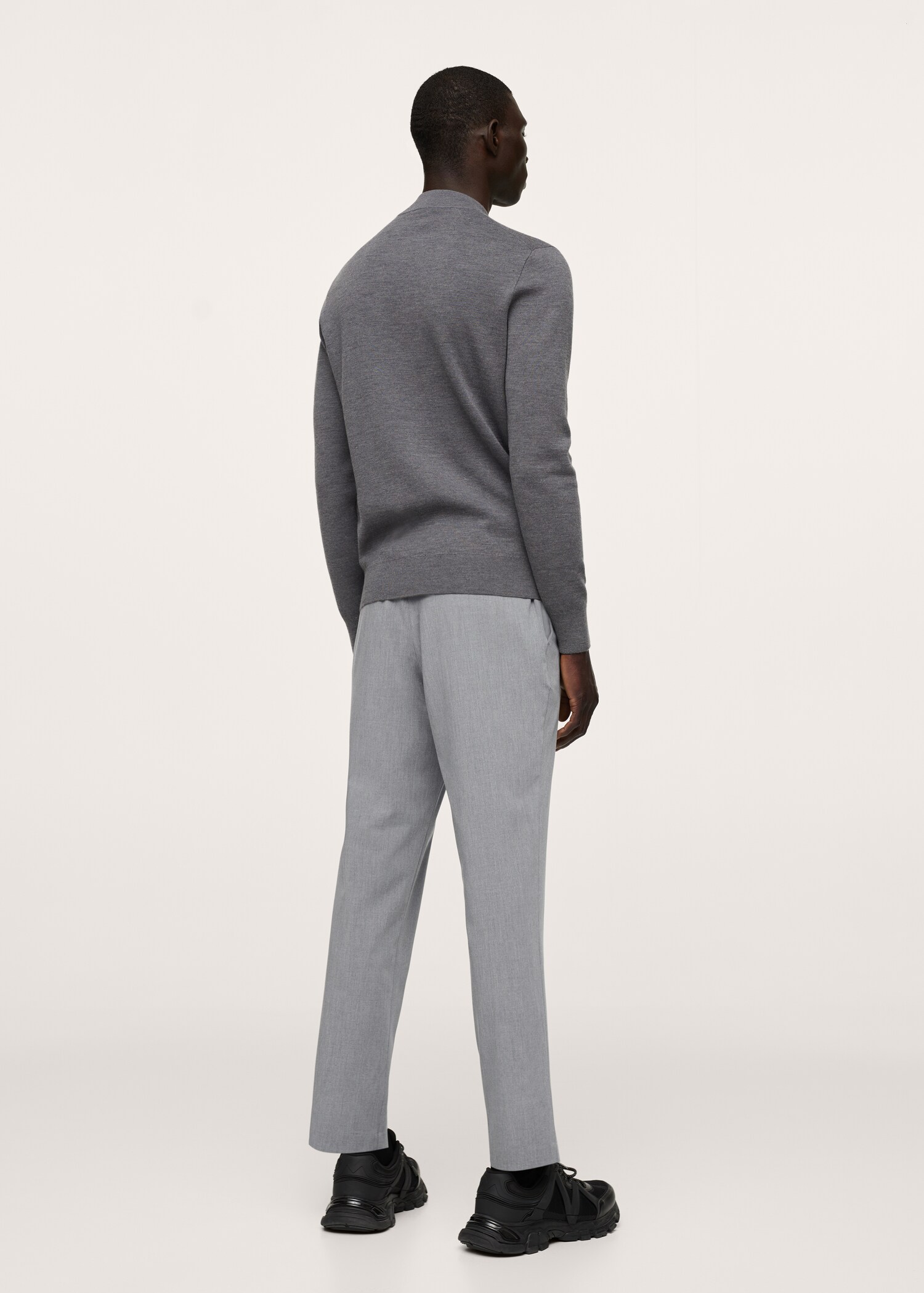 Strečové kalhoty tapered fit - Zadní strana zboží
