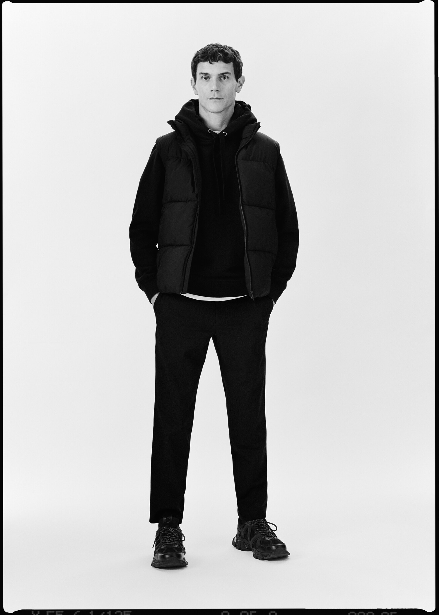 Strečové kalhoty tapered fit - Detail zboží 5