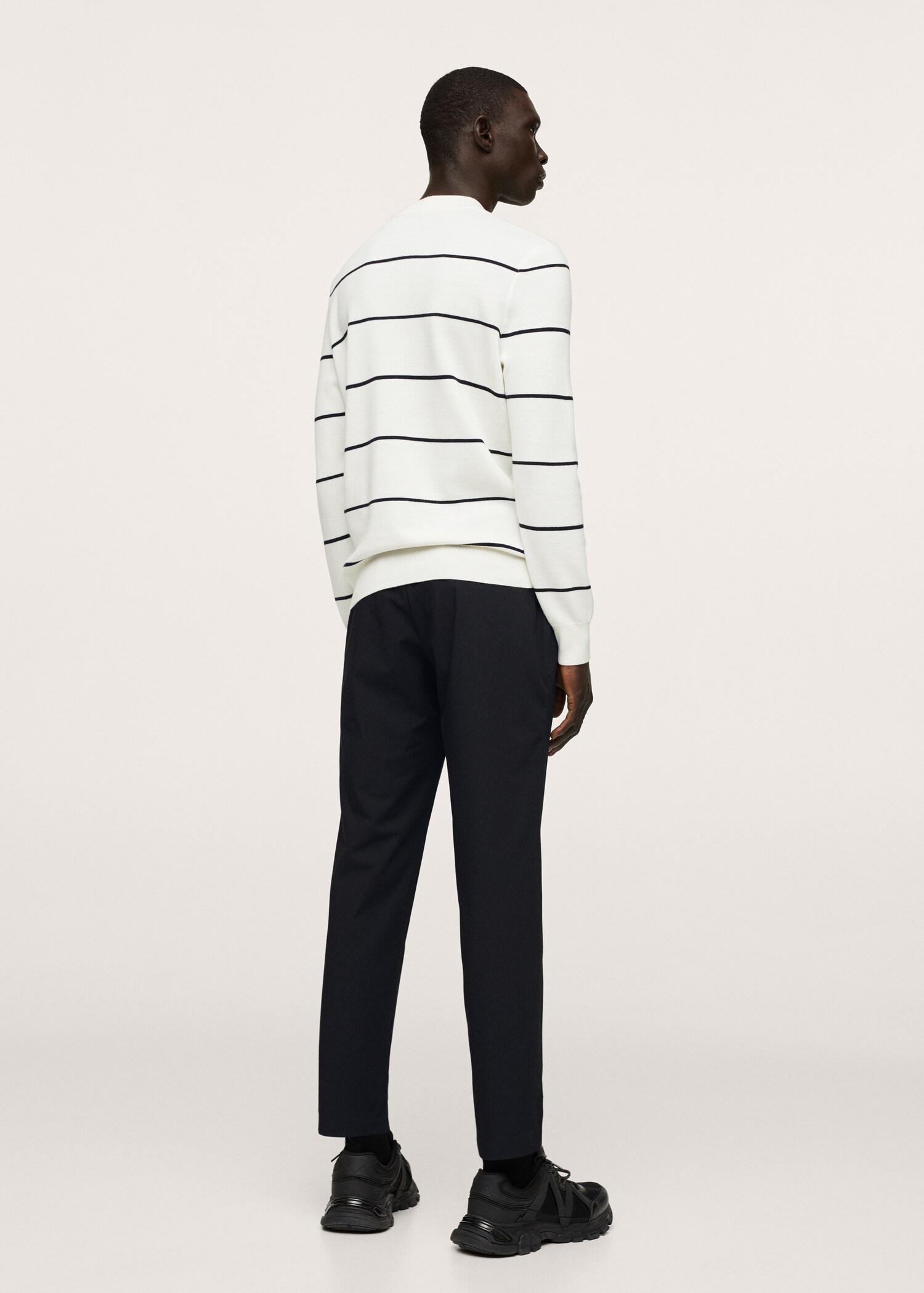 Strečové kalhoty tapered fit - Zadní strana zboží