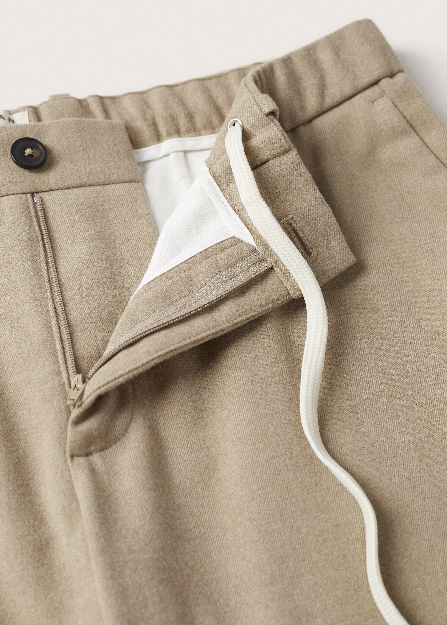 Kalhoty jogger z kepru - Detail zboží 8