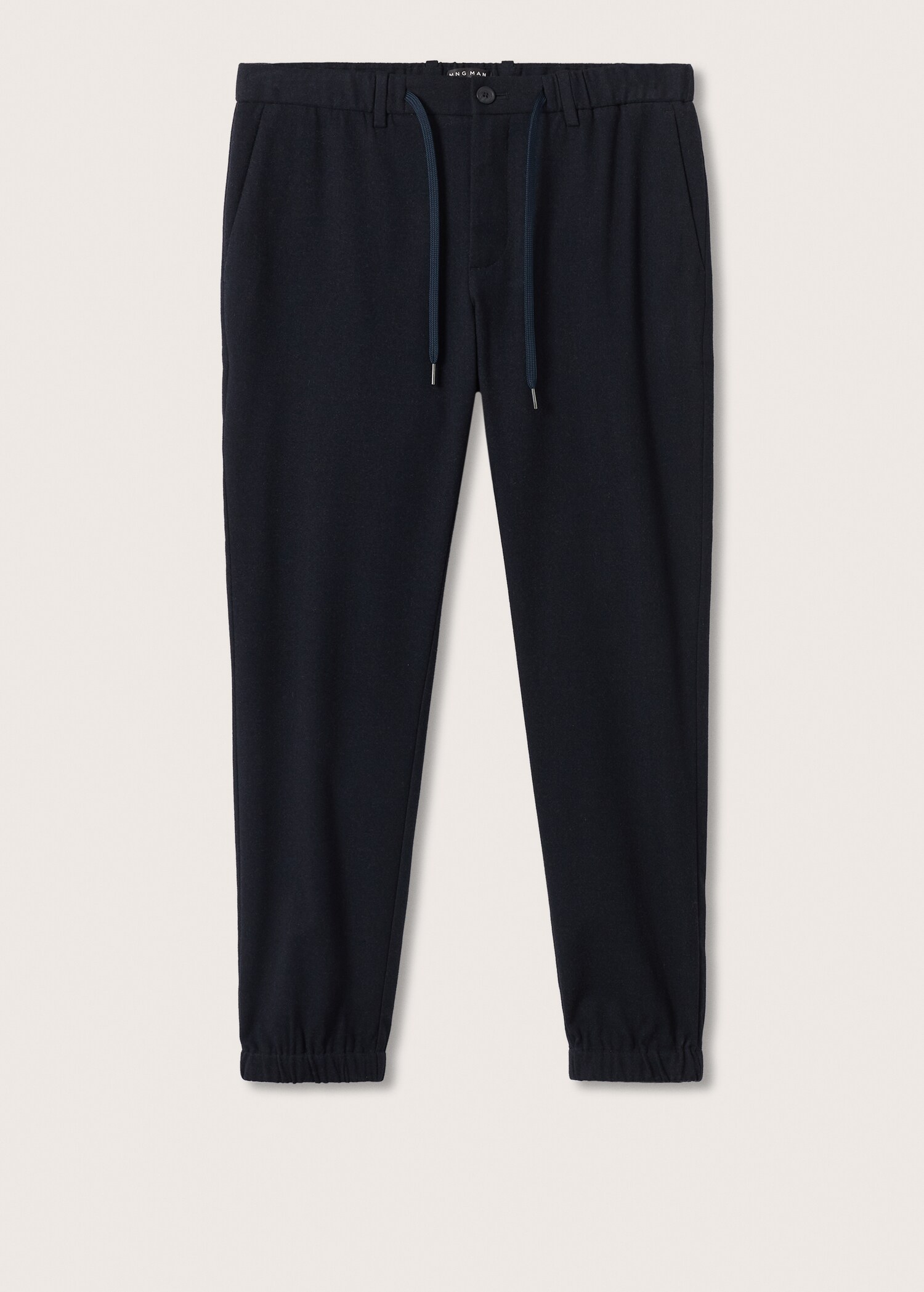 Kalhoty jogger z kepru - Zboží bez modelu