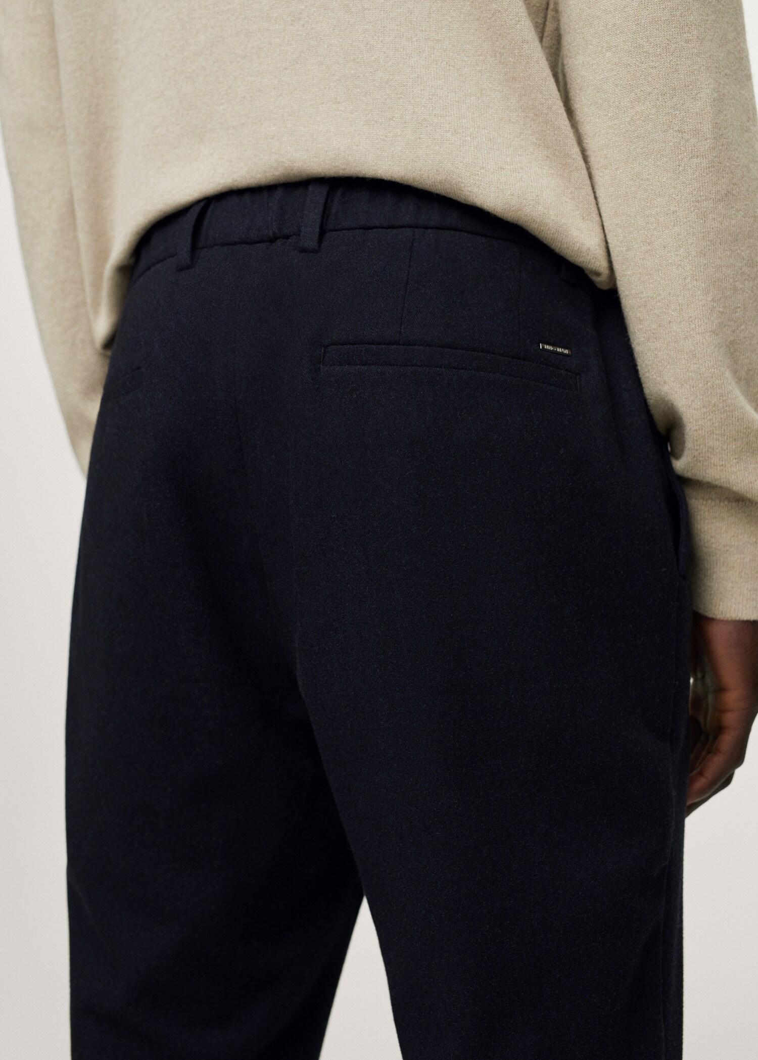 Kalhoty jogger z kepru - Detail zboží 2