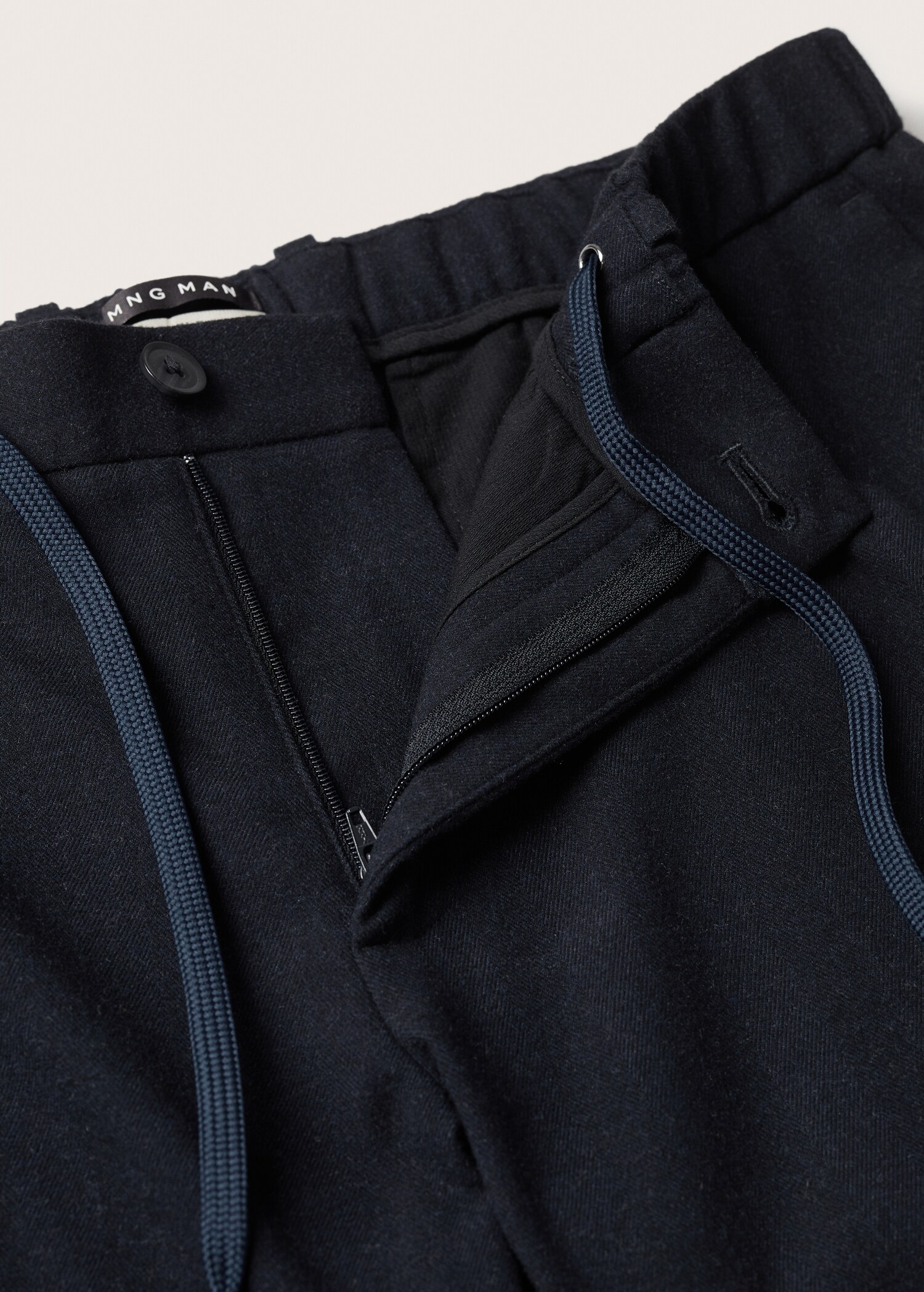 Kalhoty jogger z kepru - Detail zboží 8