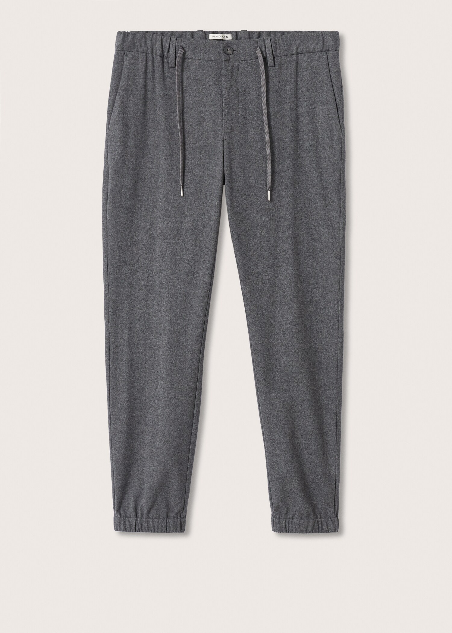 Kalhoty jogger z kepru - Zboží bez modelu