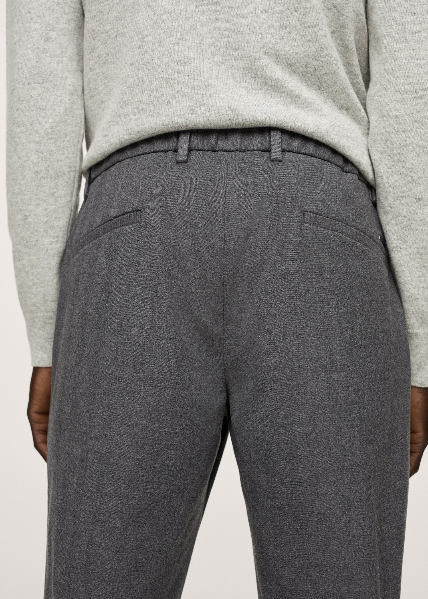 Kalhoty jogger z kepru - Detail zboží 3
