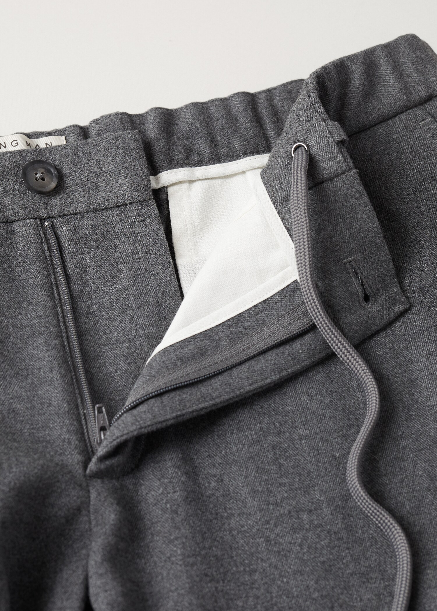 Kalhoty jogger z kepru - Detail zboží 8