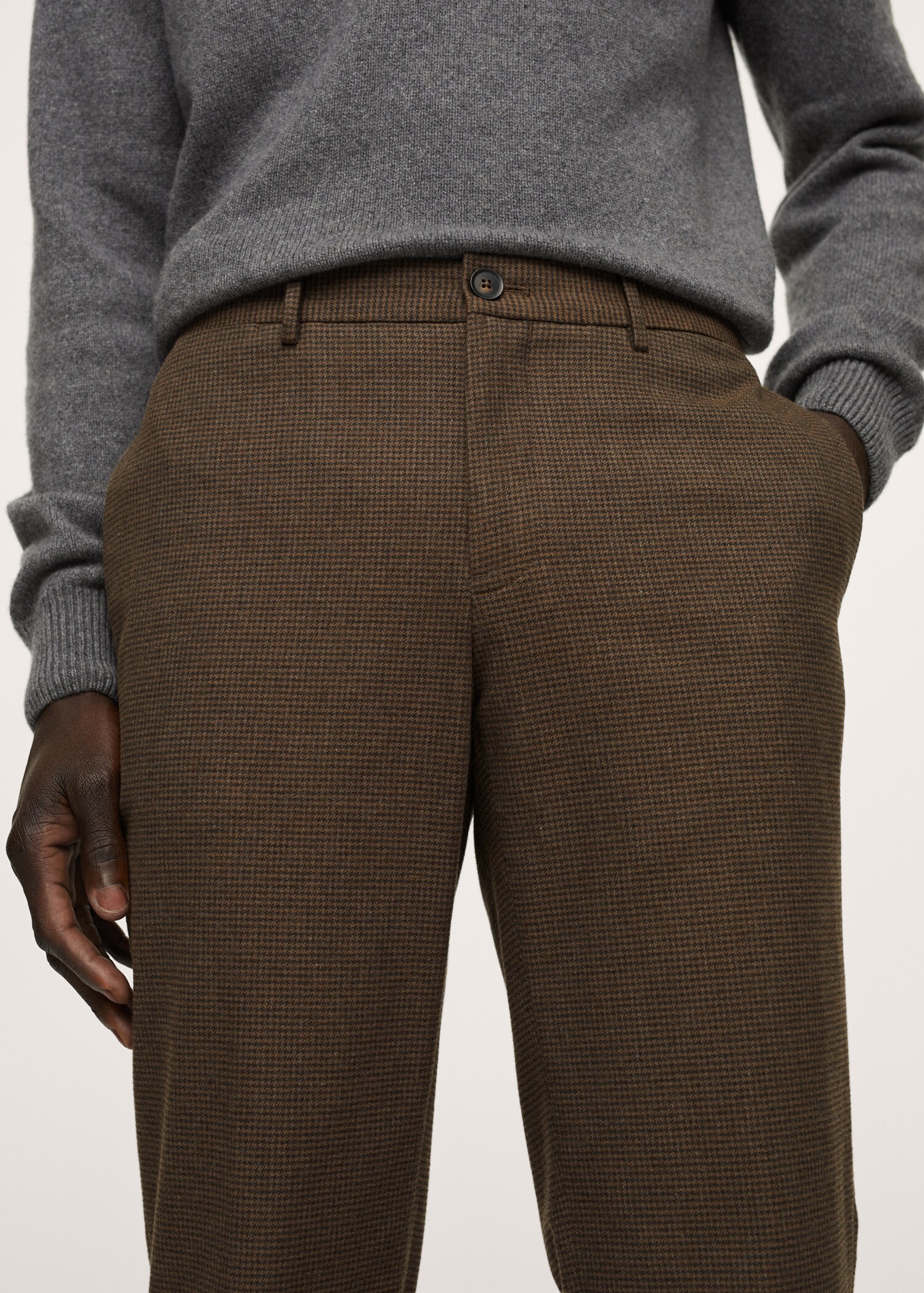 Slim Fit-Baumwollhose - Detail des Artikels 1