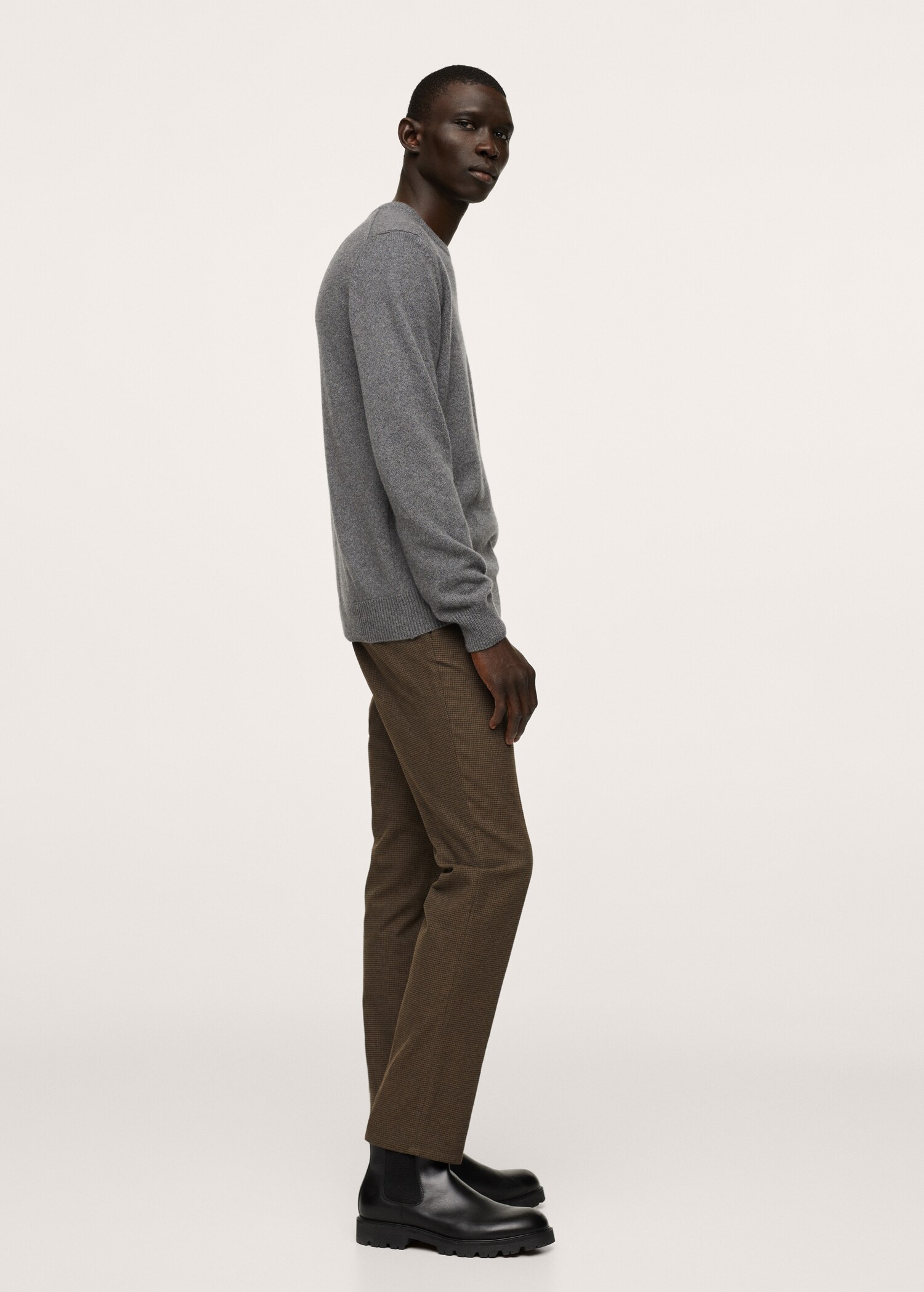 Slim Fit-Baumwollhose - Detail des Artikels 3