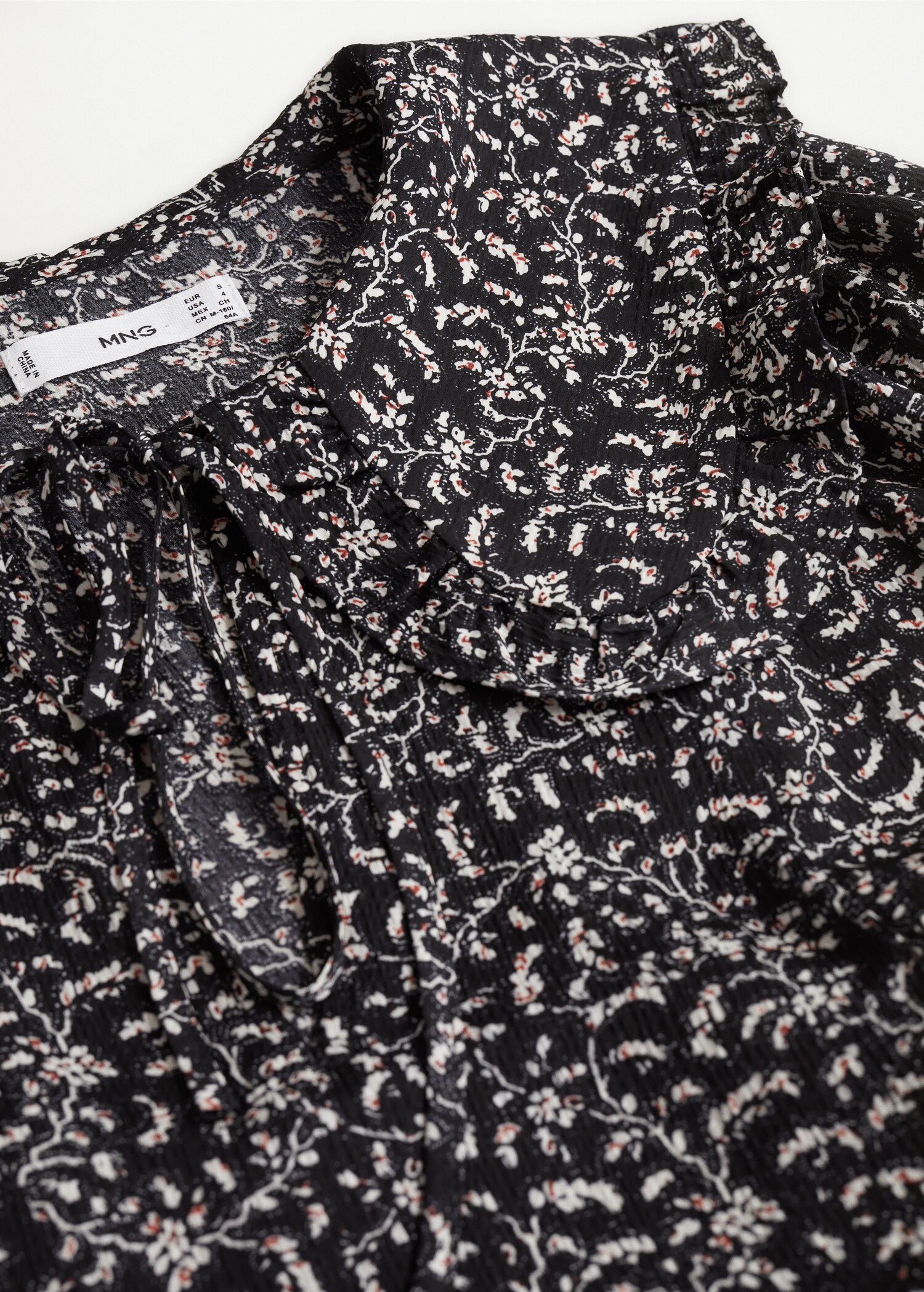 Vestido estampado babydoll - Detalle del artículo 8