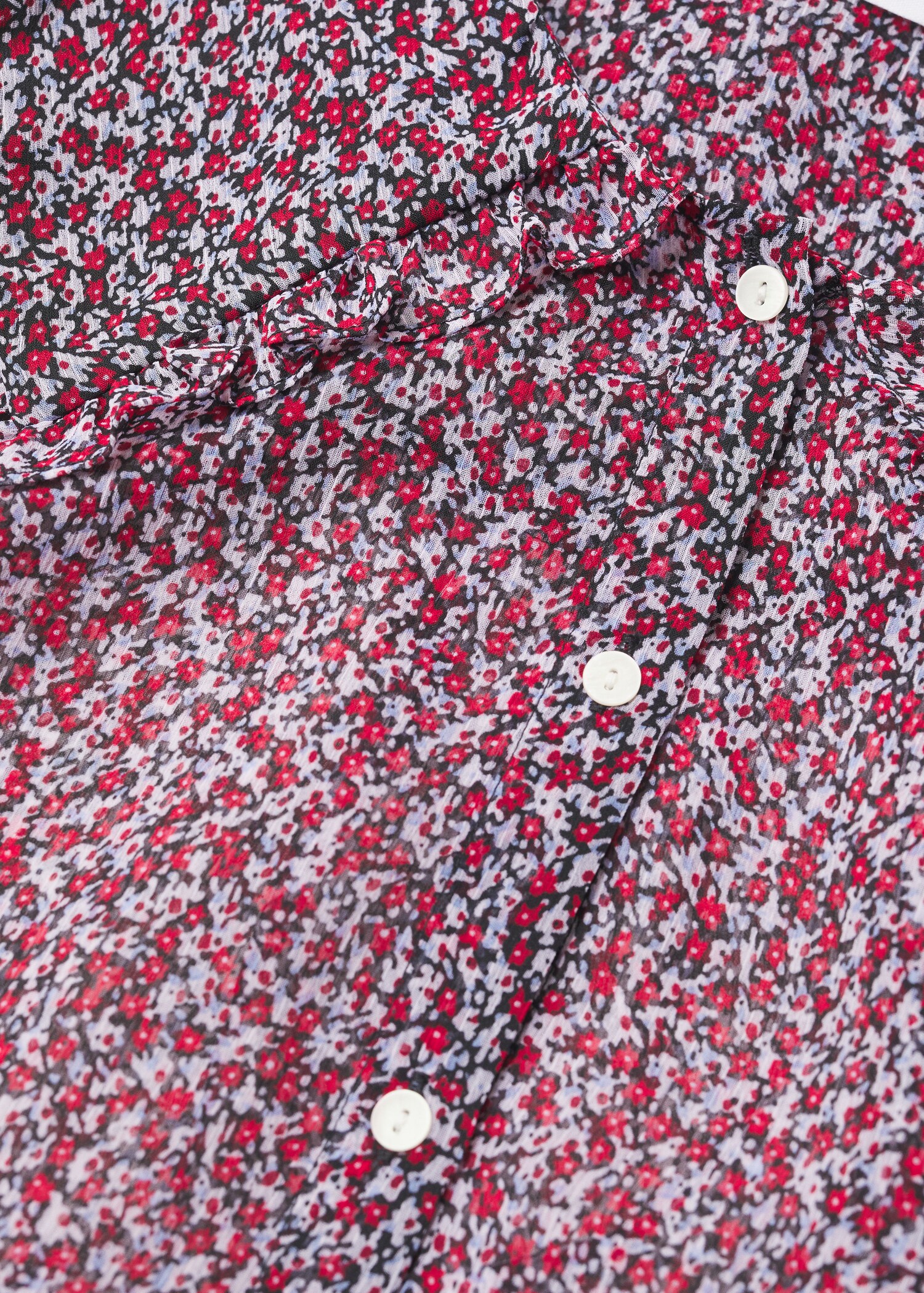 Blůza s límečkem stylu babydoll - Detail zboží 8