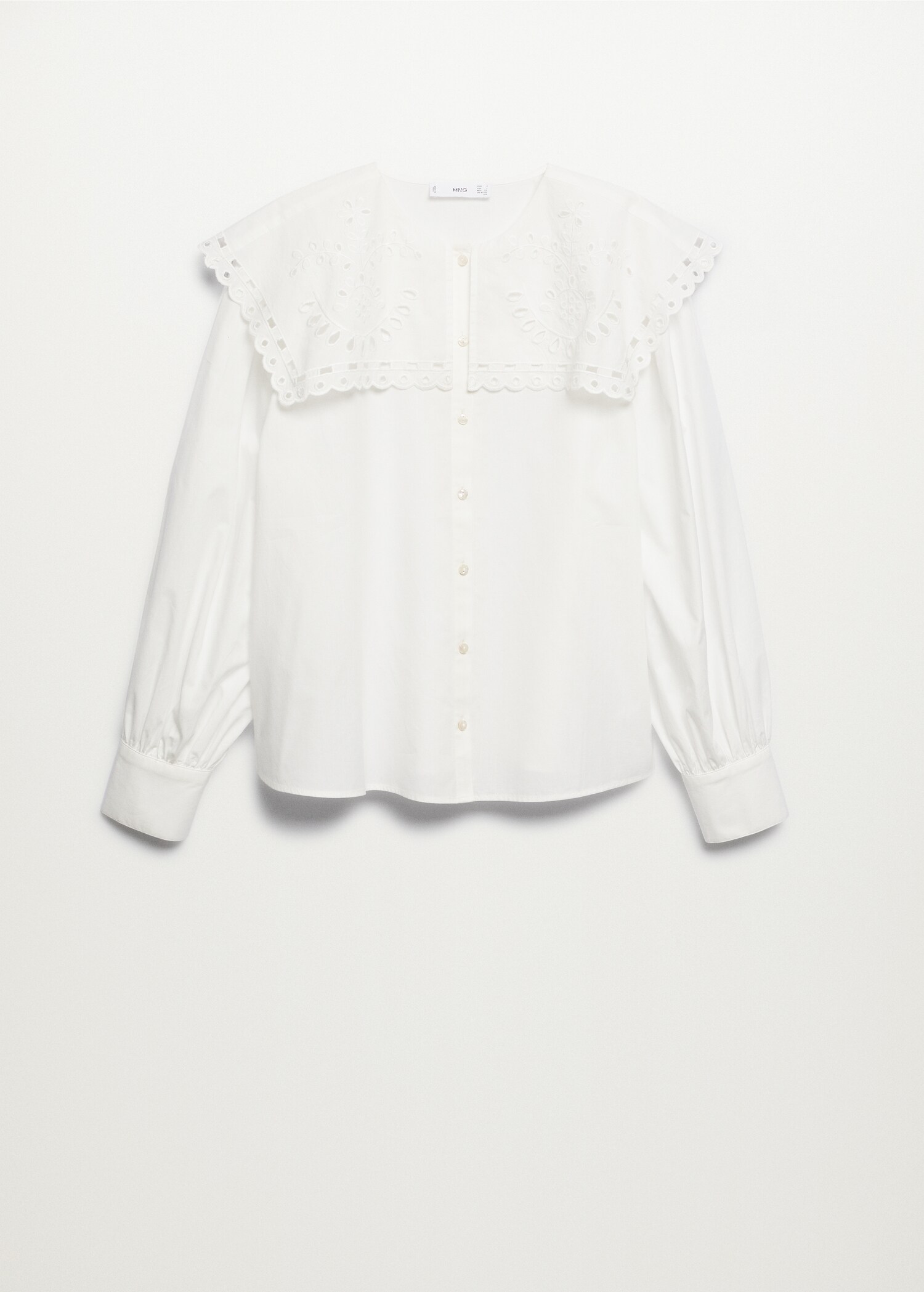 Blusa cuello babydoll - Artículo sin modelo