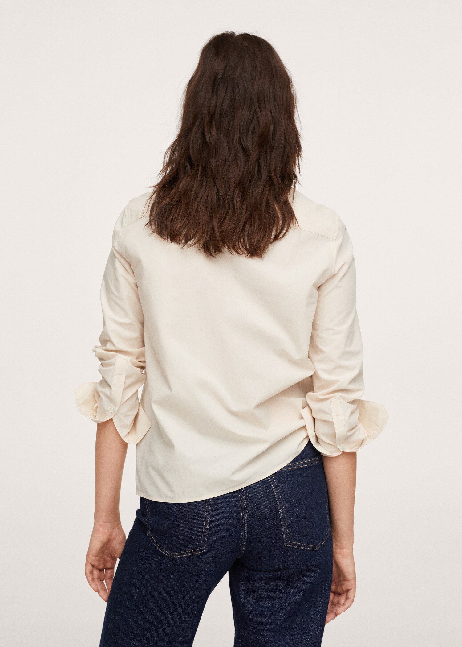 Camisa algodão bolsos - Verso do artigo