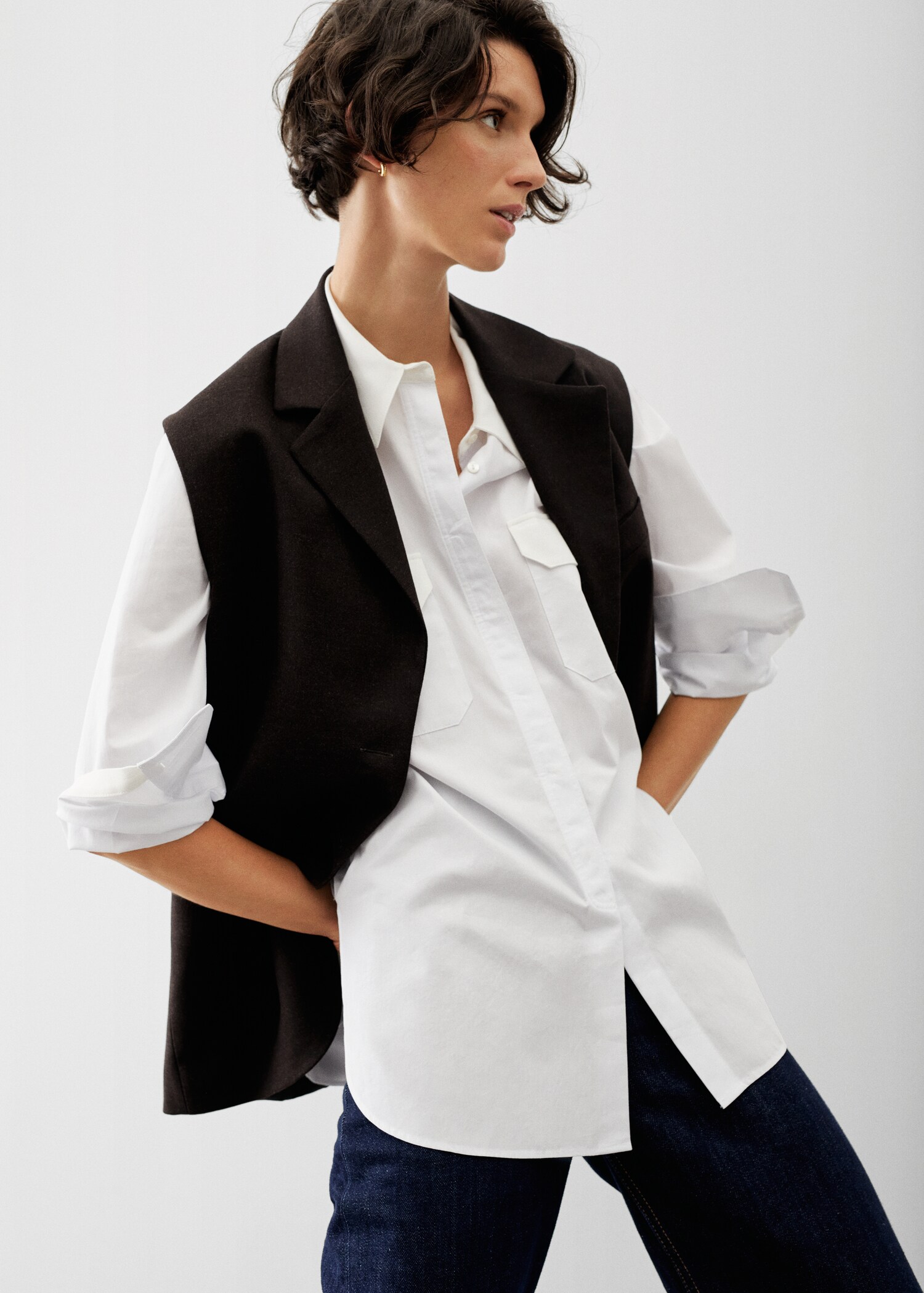 Camisa algodón bolsillos - Detalle del artículo 5