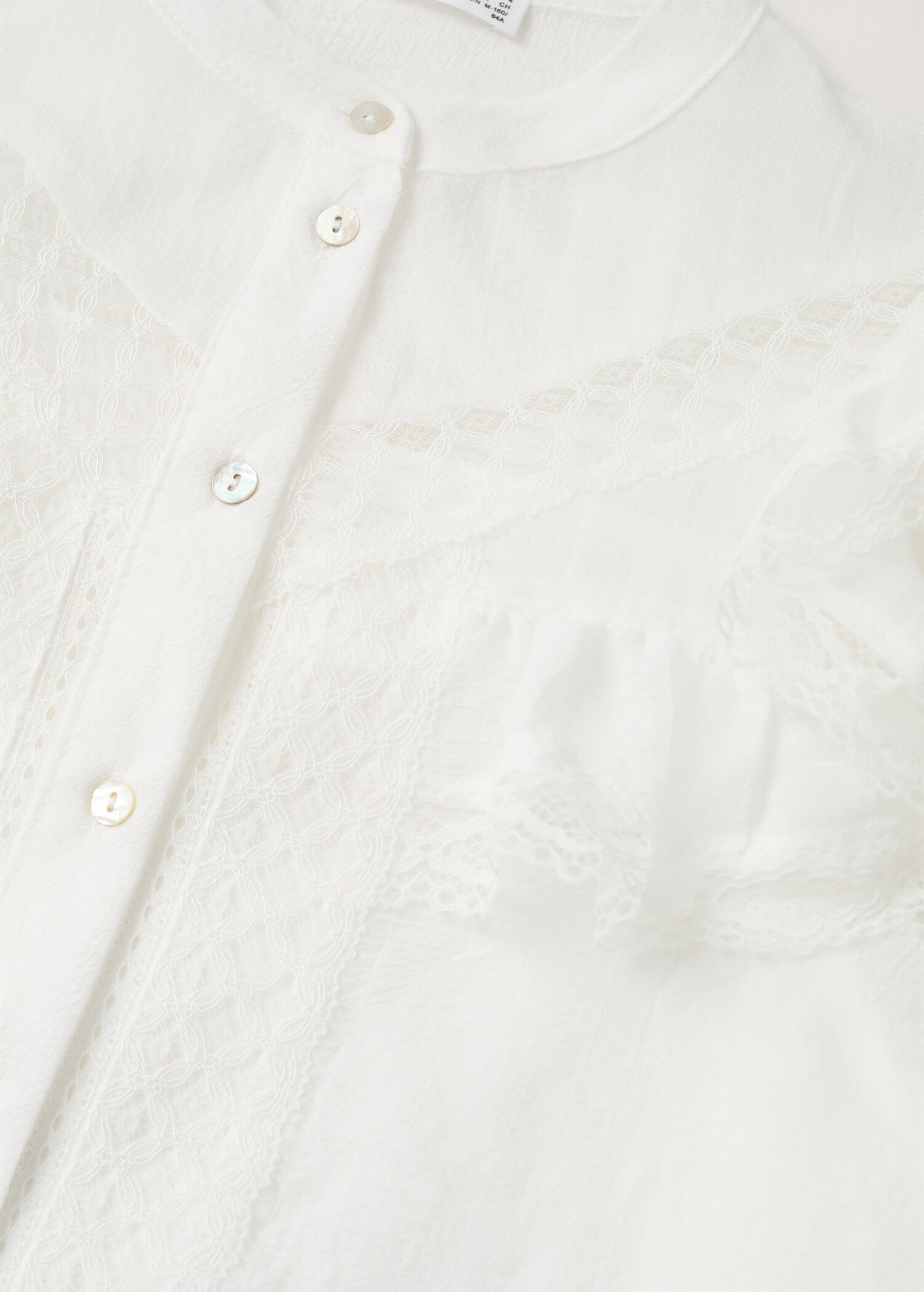 Bestickte Rüschenbluse - Detail des Artikels 8