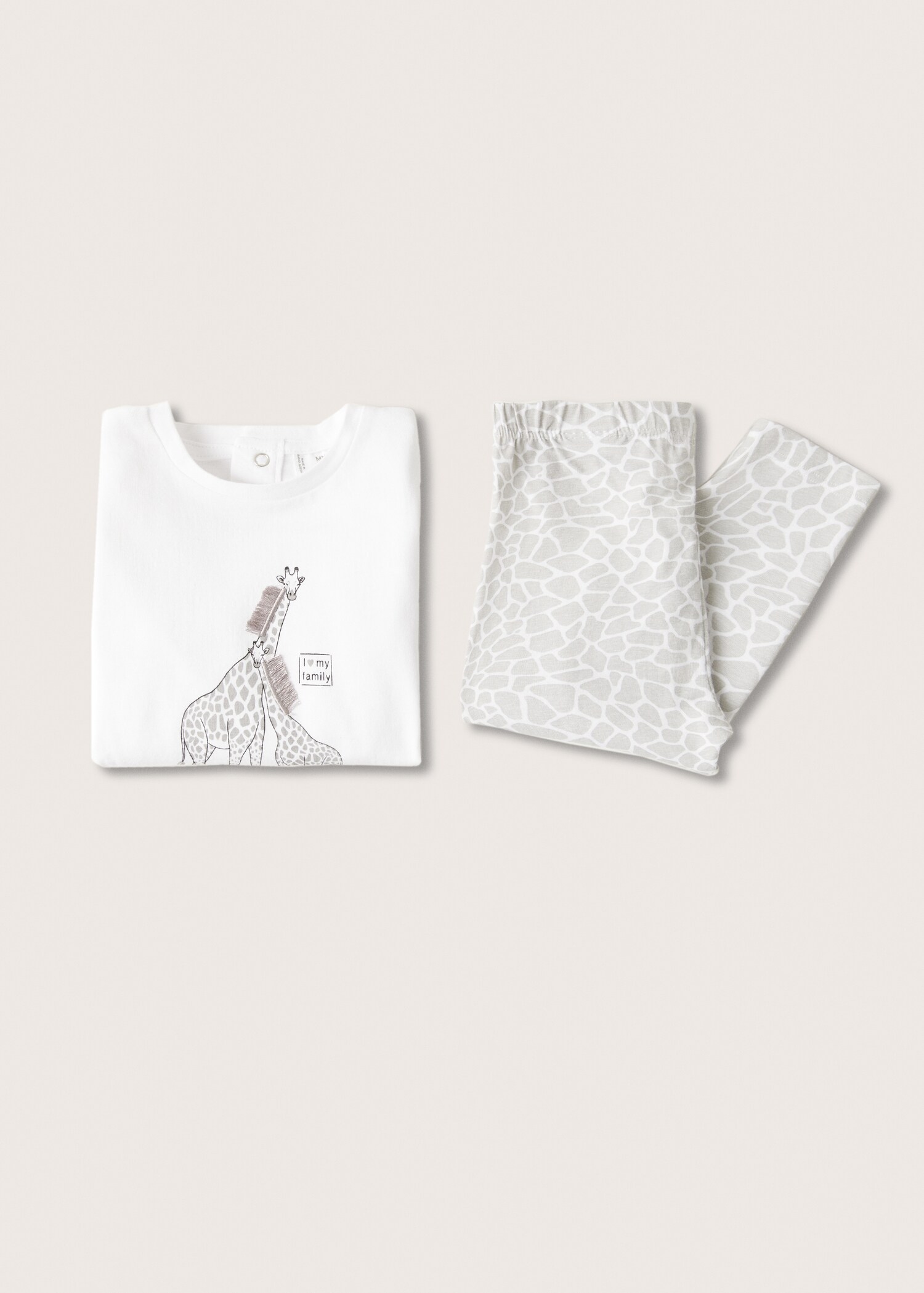 Pijama largo estampado - Artículo sin modelo