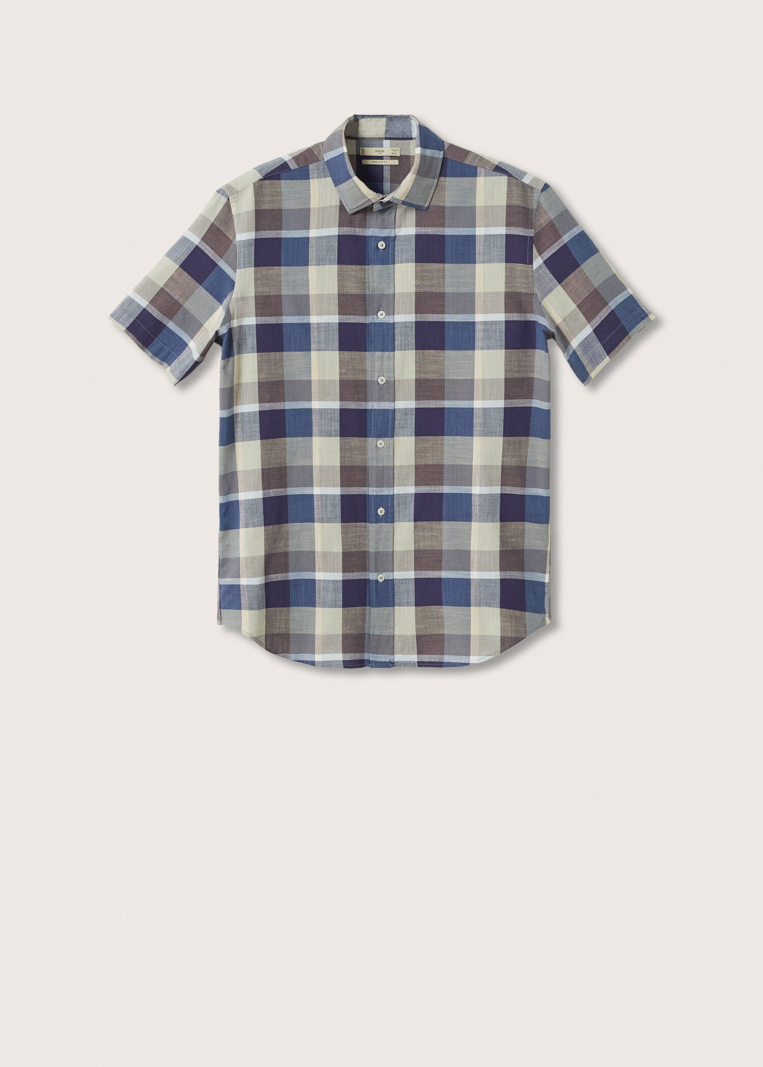 Check cotton shirt - Article without model