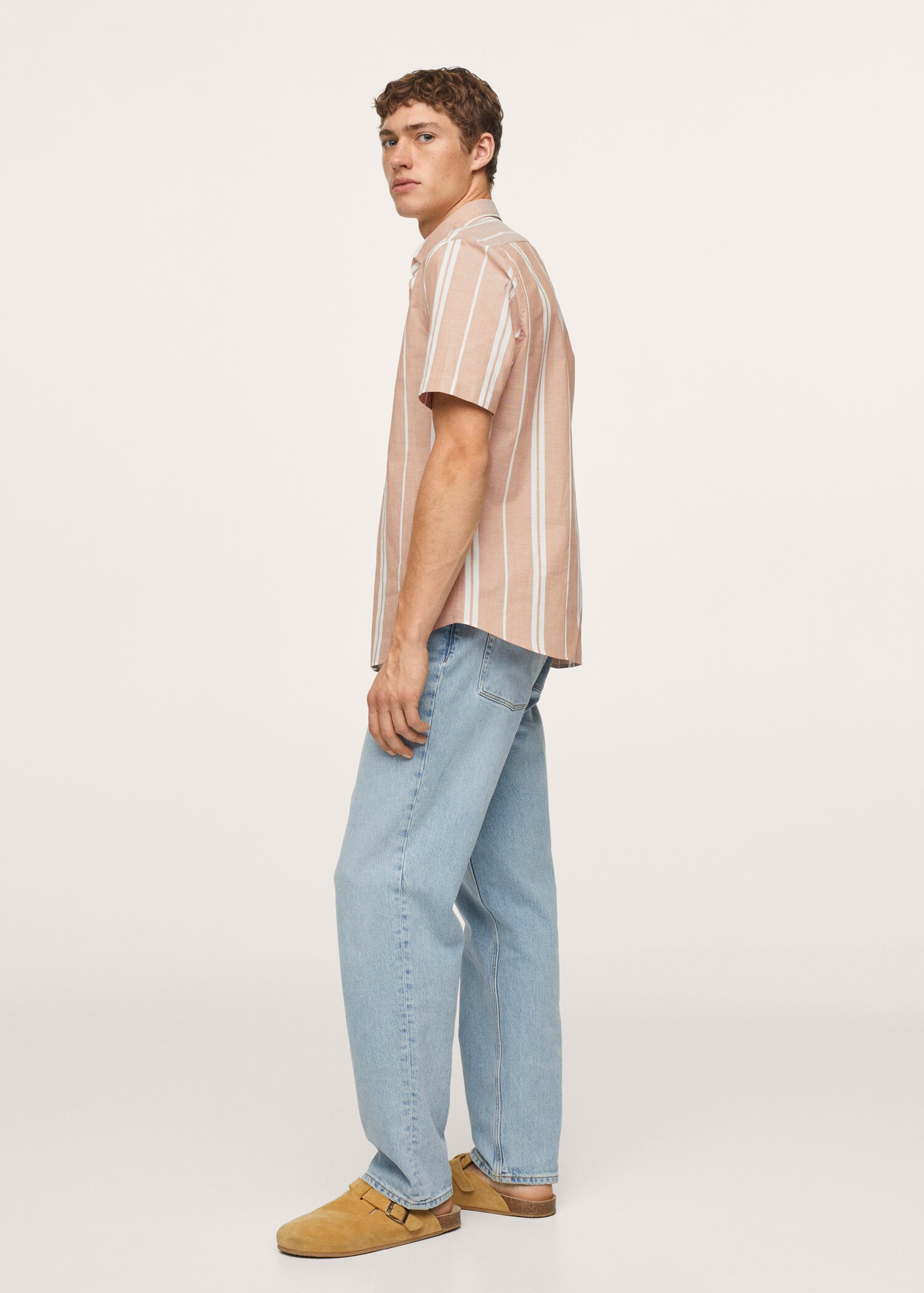 Striped cotton shirt - Details of the article 2