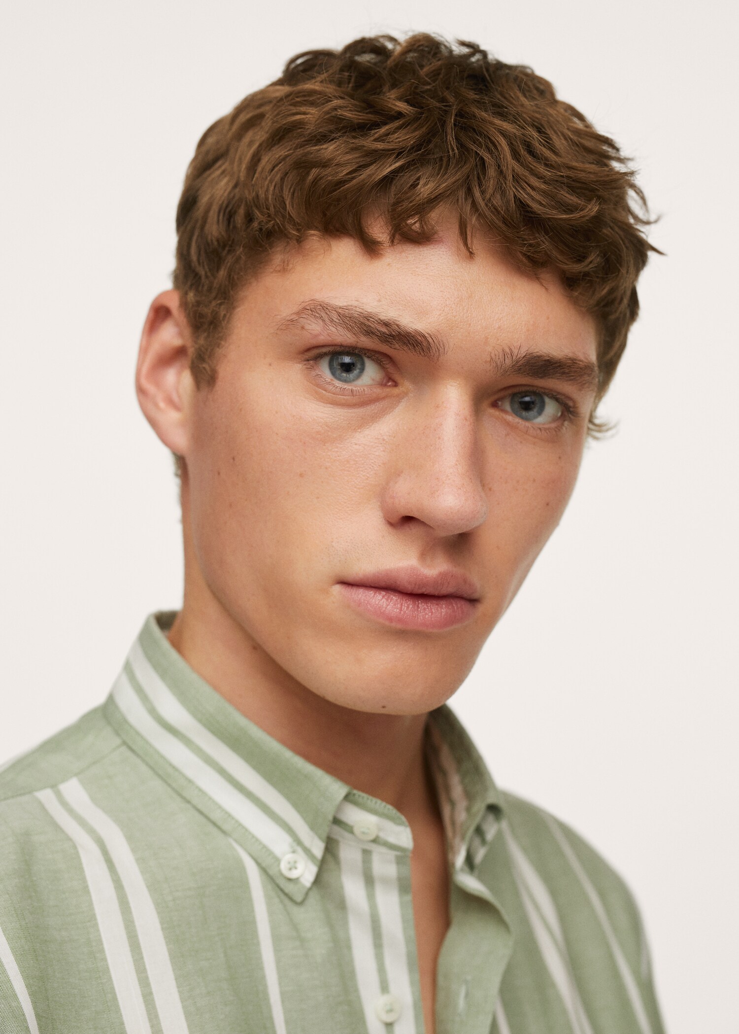 Striped cotton shirt - Details of the article 1