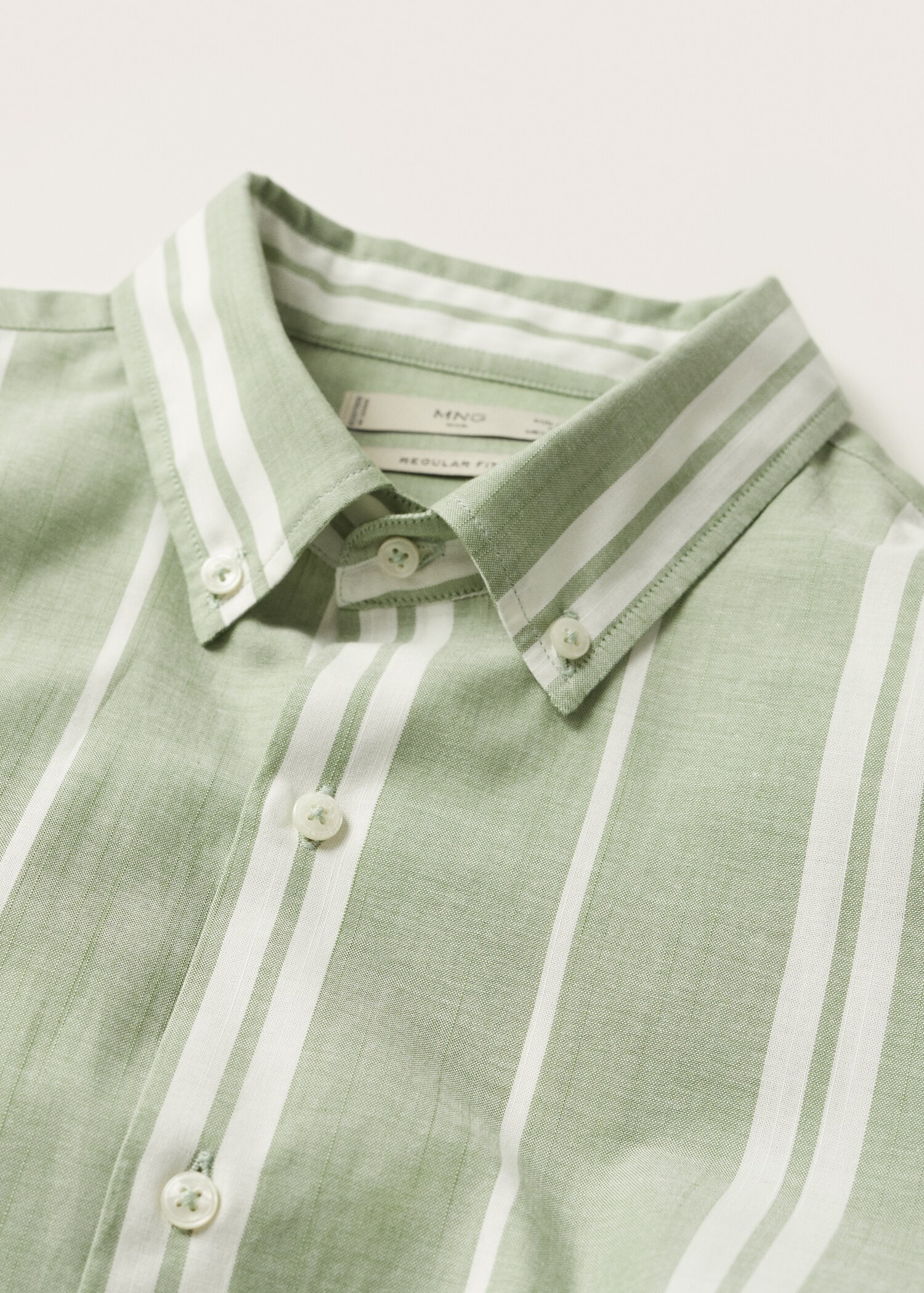 Striped cotton shirt - Details of the article 7