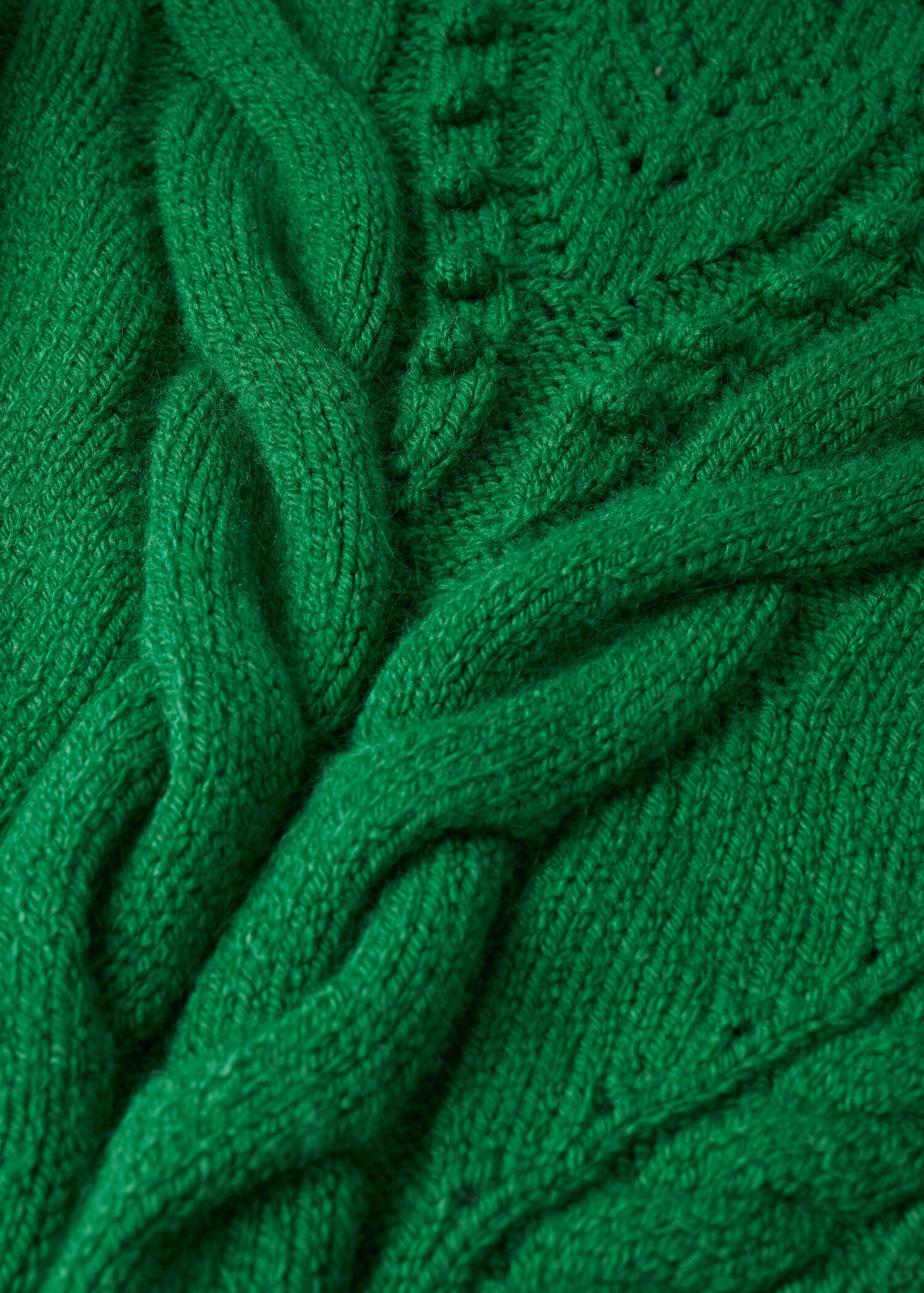 Contrasting knit sweater - Details of the article 8