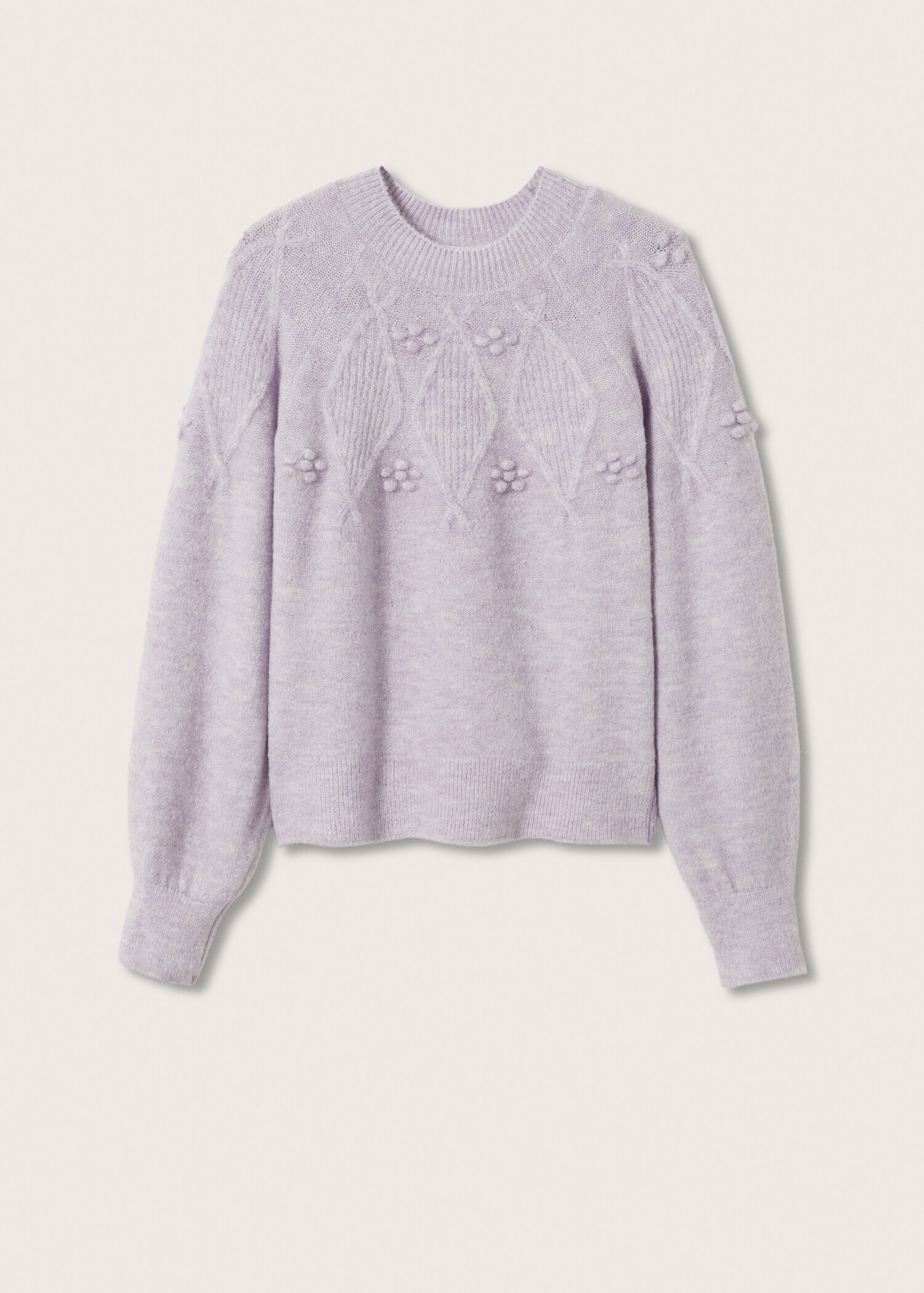 Flowers knit sweater - Article without model