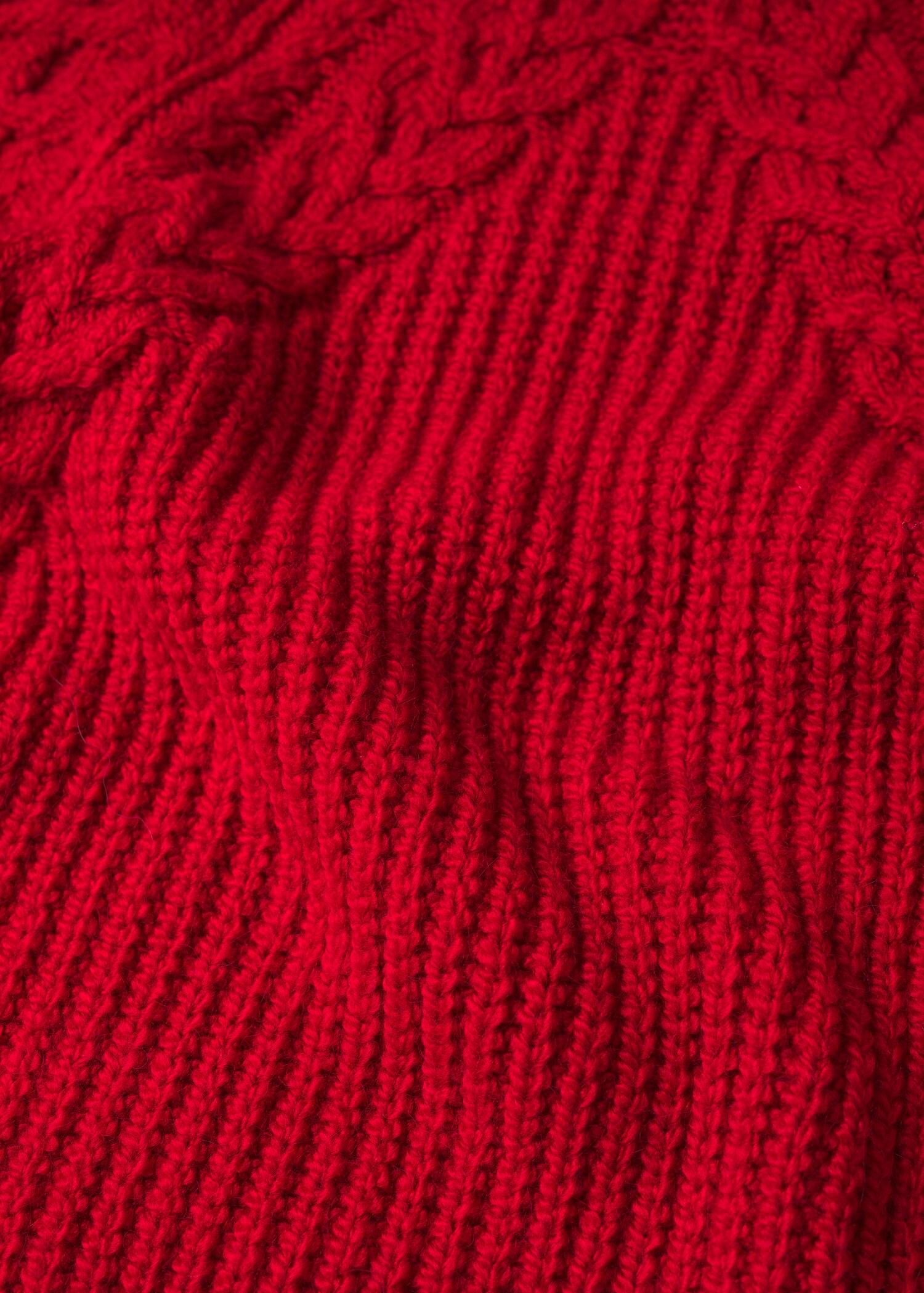 Contrasting knit sweater - Details of the article 8