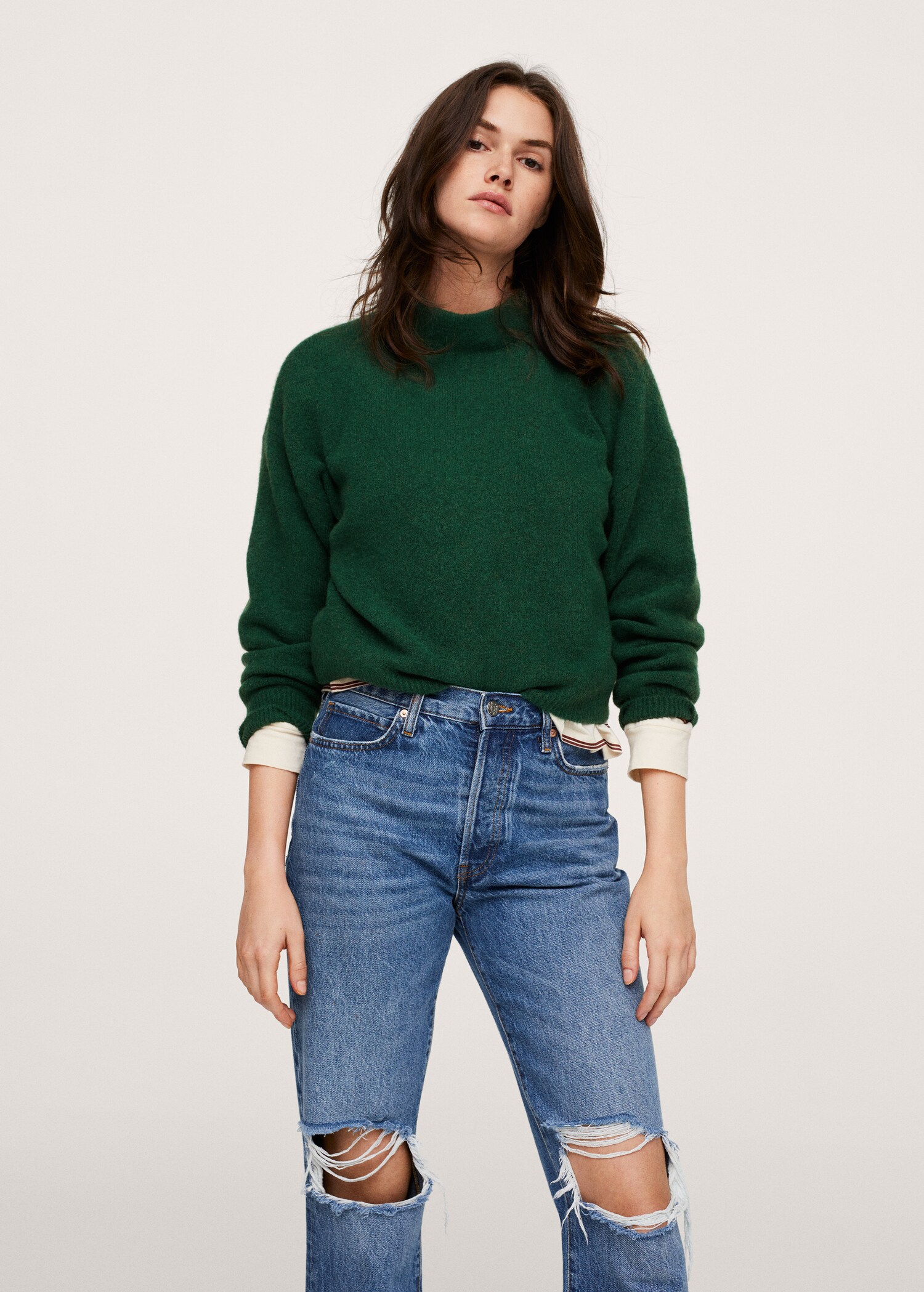 Jersey punto crop - Plano medio