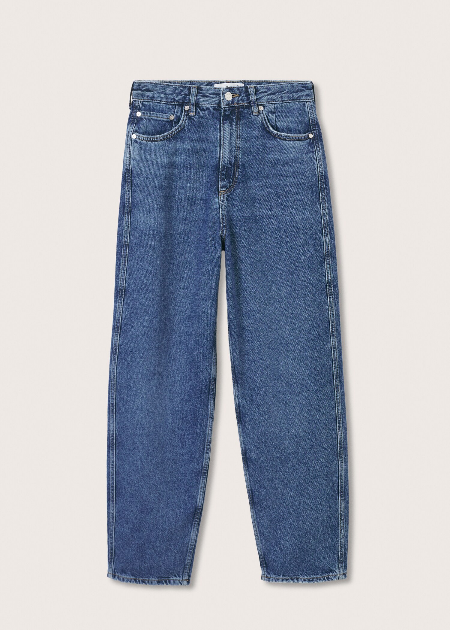Jeans tapered tiro alto - Artículo sin modelo
