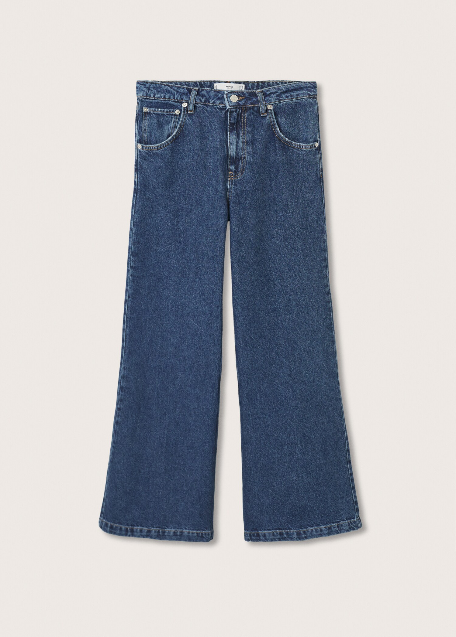 Jeans wideleg tiro alto - Artículo sin modelo