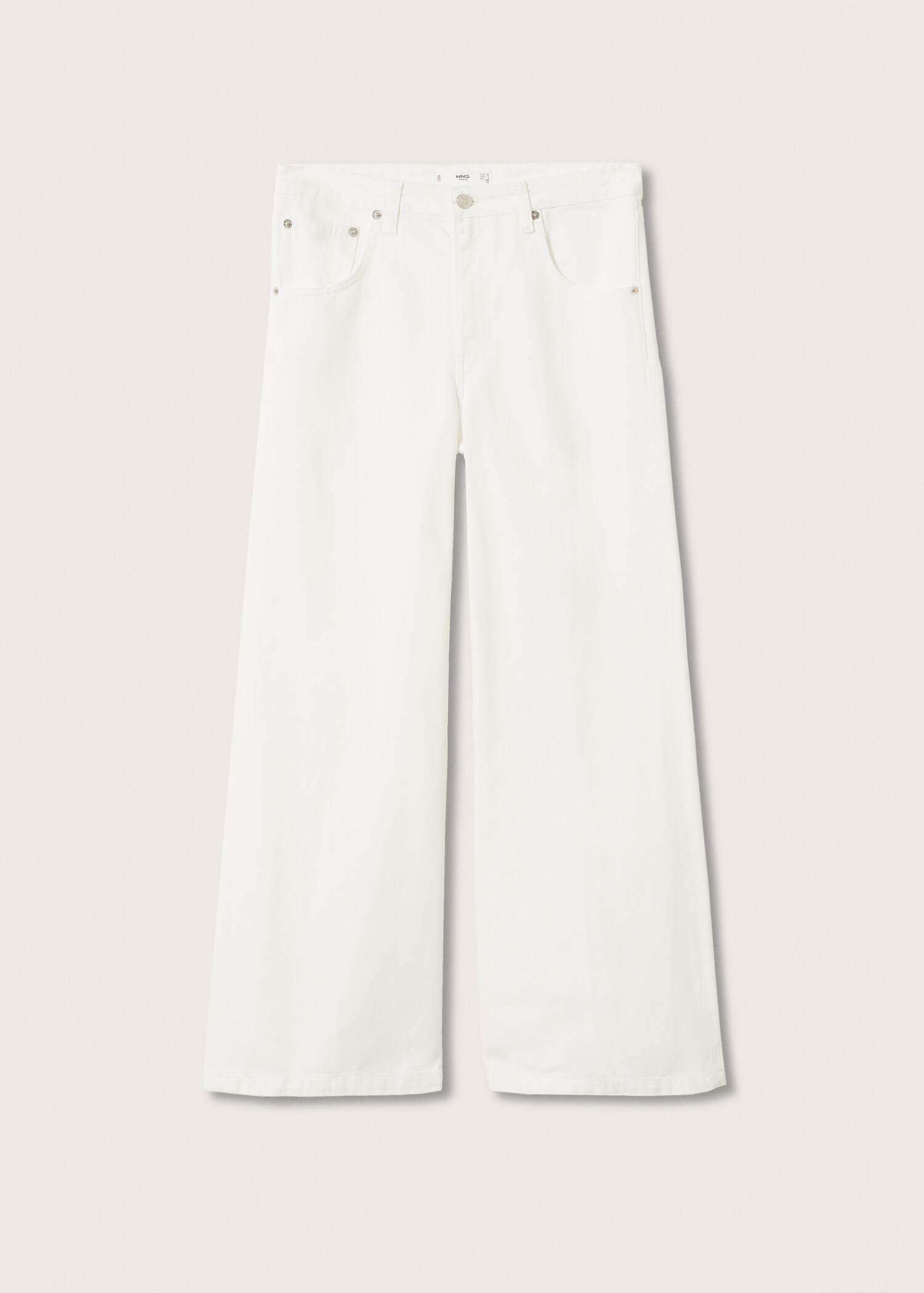 Jeans wideleg tiro alto - Artículo sin modelo