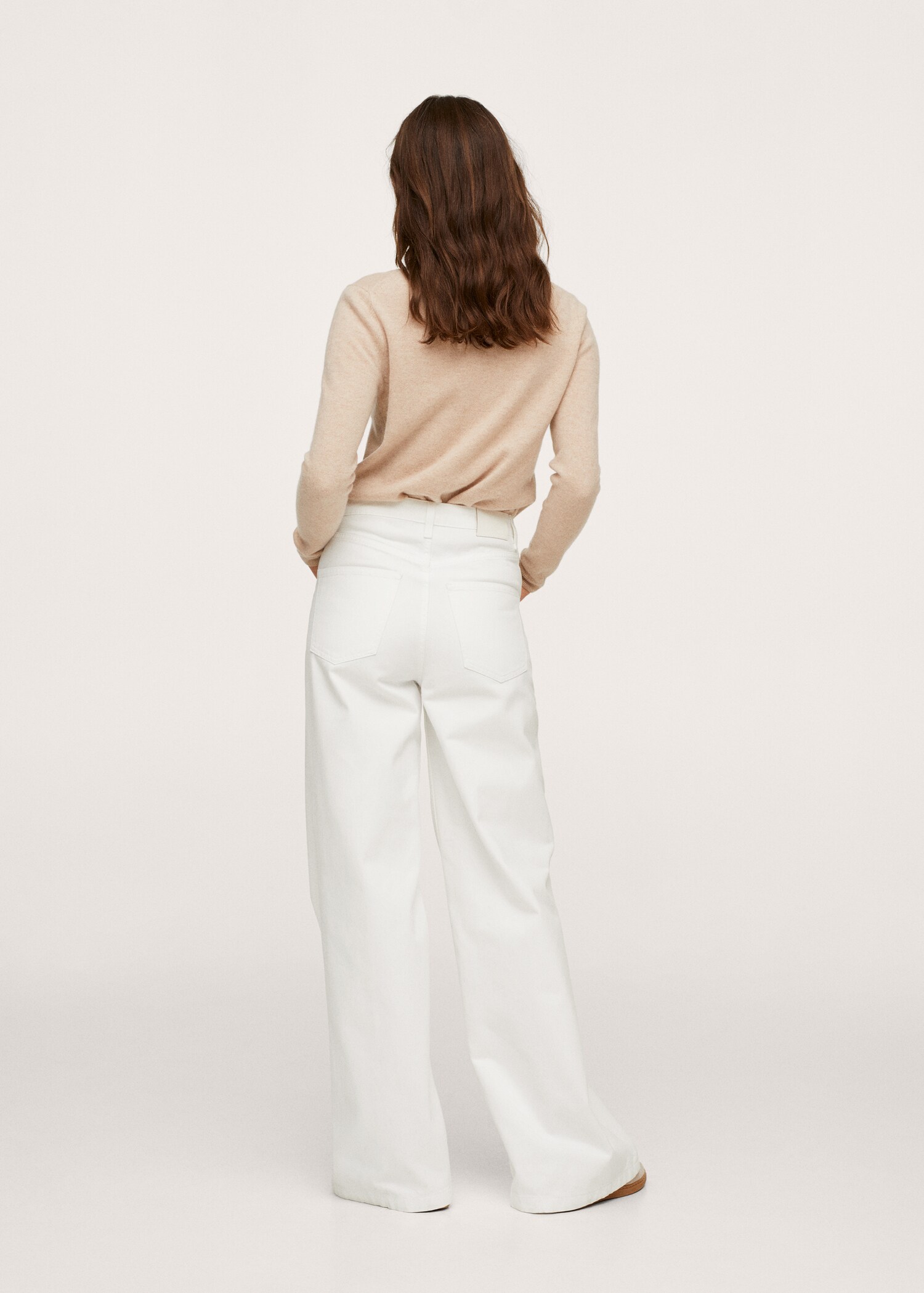 Jeans wideleg tiro alto - Reverso del artículo