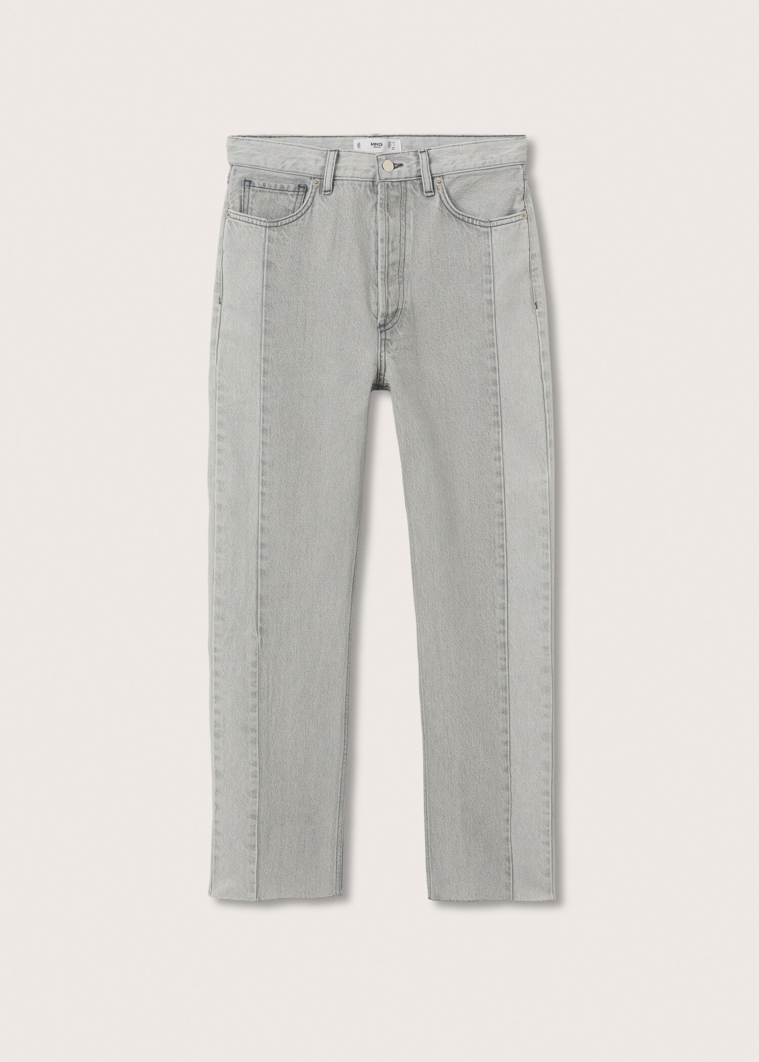 Jeans rectos tiro alto - Artículo sin modelo