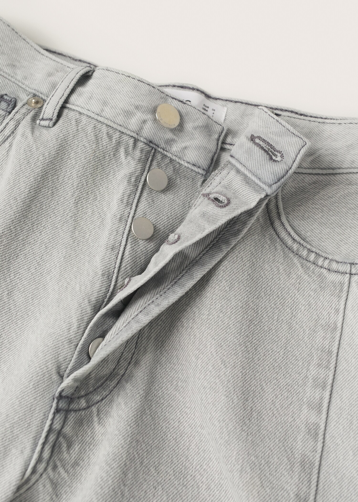 Jeans rectos tiro alto - Detalle del artículo 8