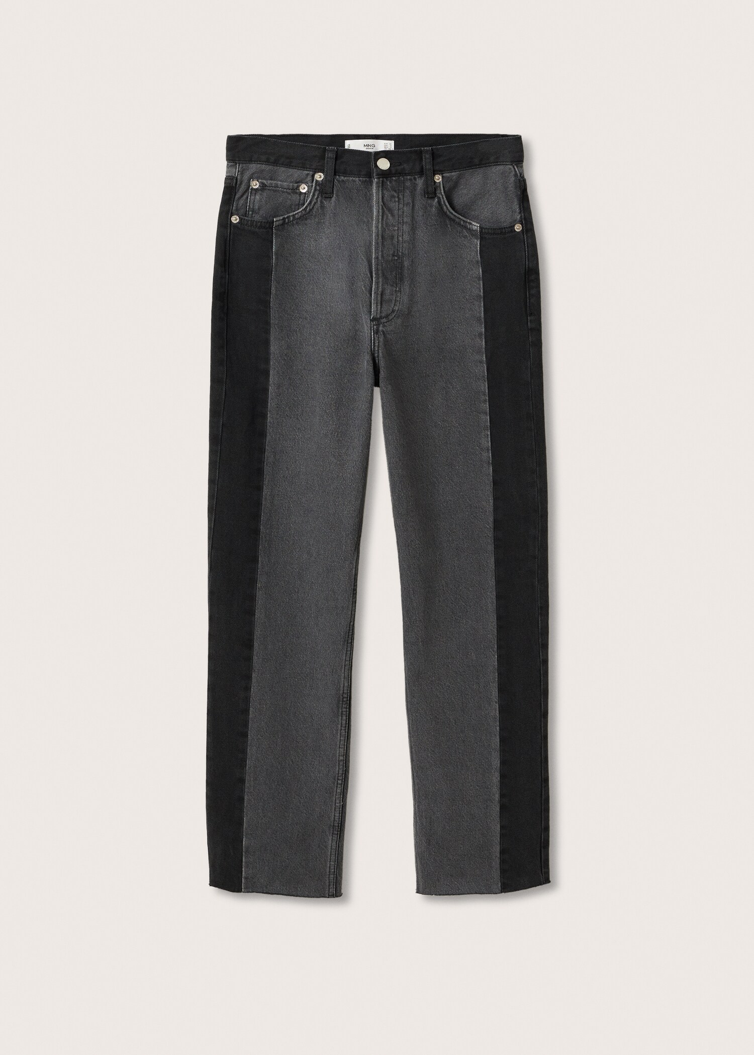 Jeans rectos tiro alto - Artículo sin modelo