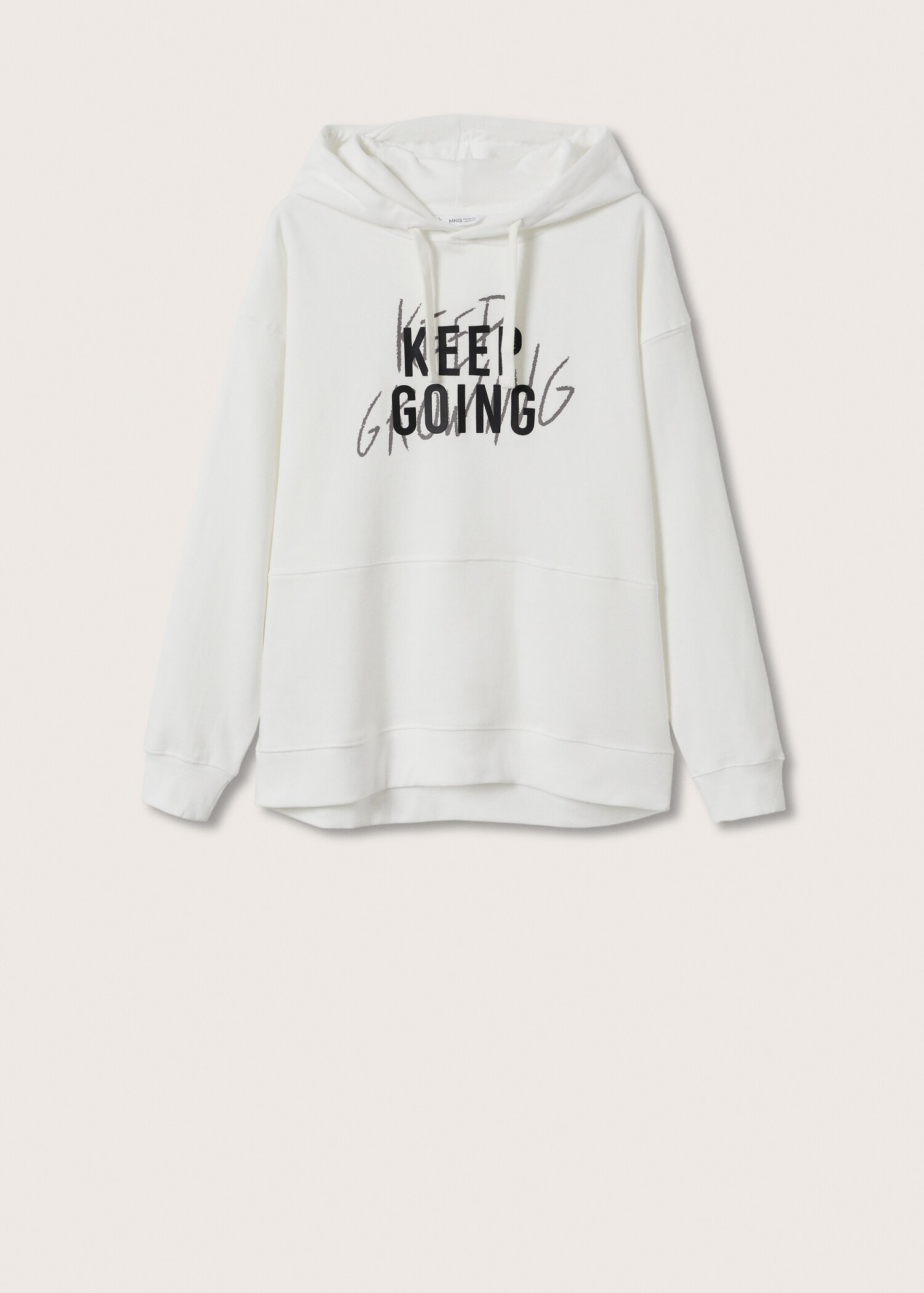 Mikina oversize s nápisem - Zboží bez modelu