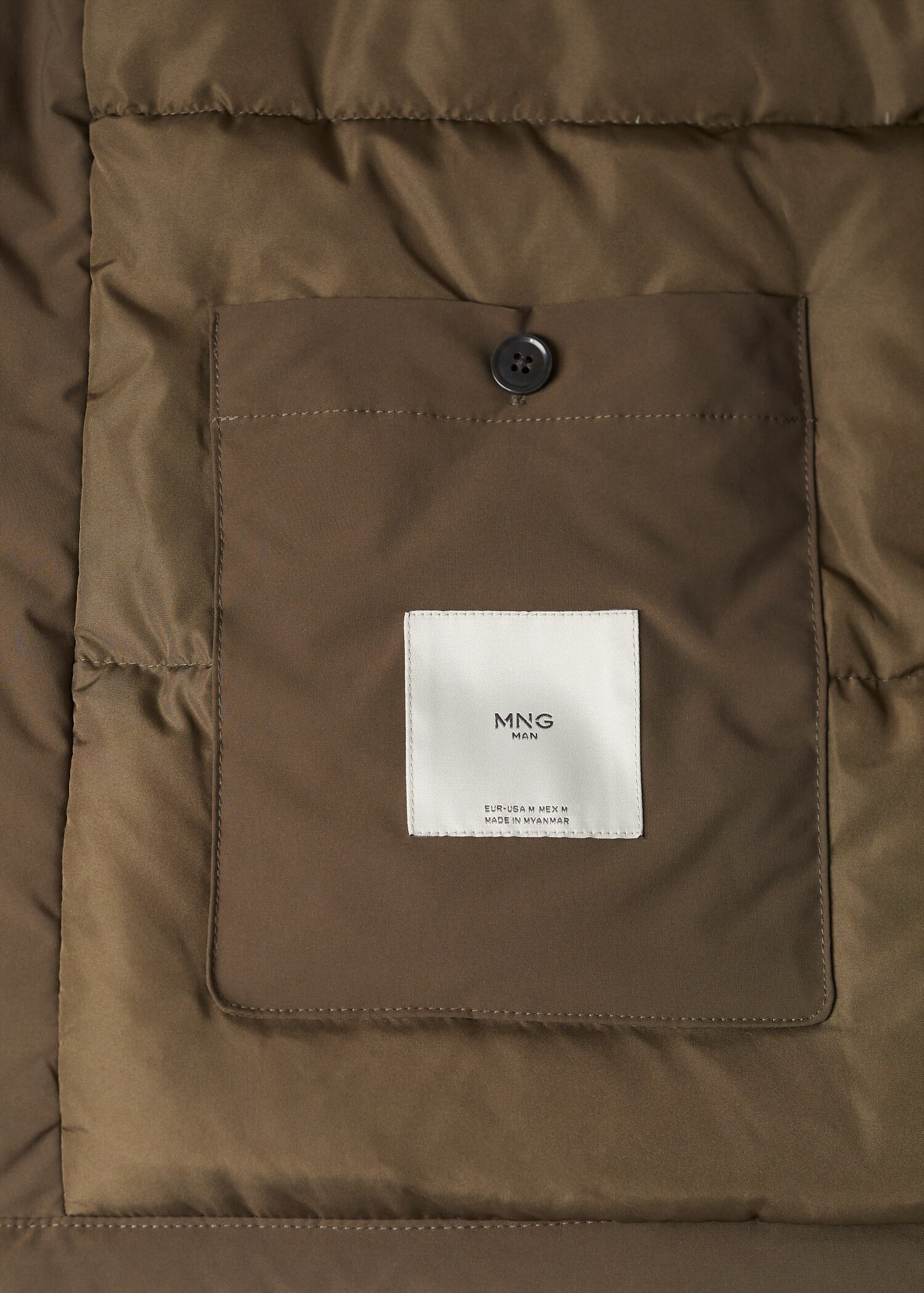 Prošívaný anorak s beránkem - Detail zboží 9