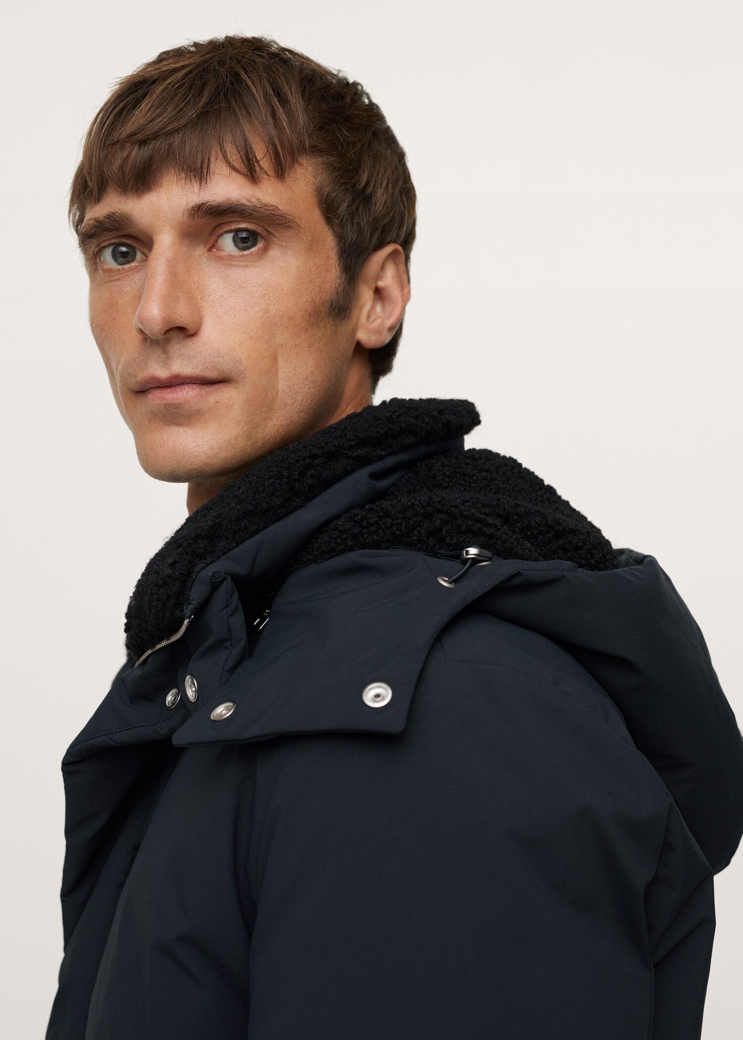 Prošívaný anorak s beránkem - Detail zboží 1