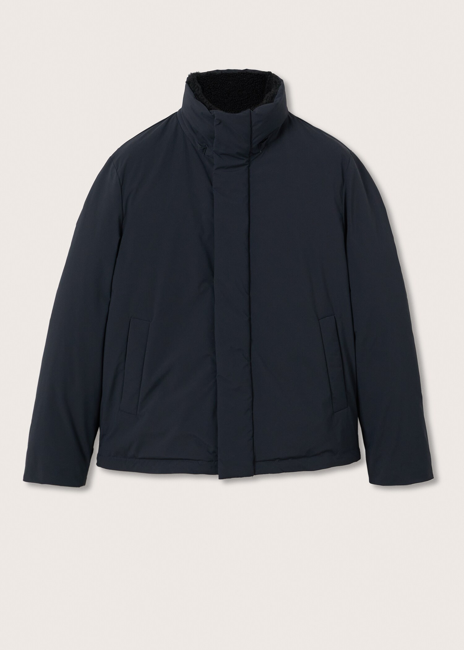Prošívaný anorak s beránkem - Detail zboží 9
