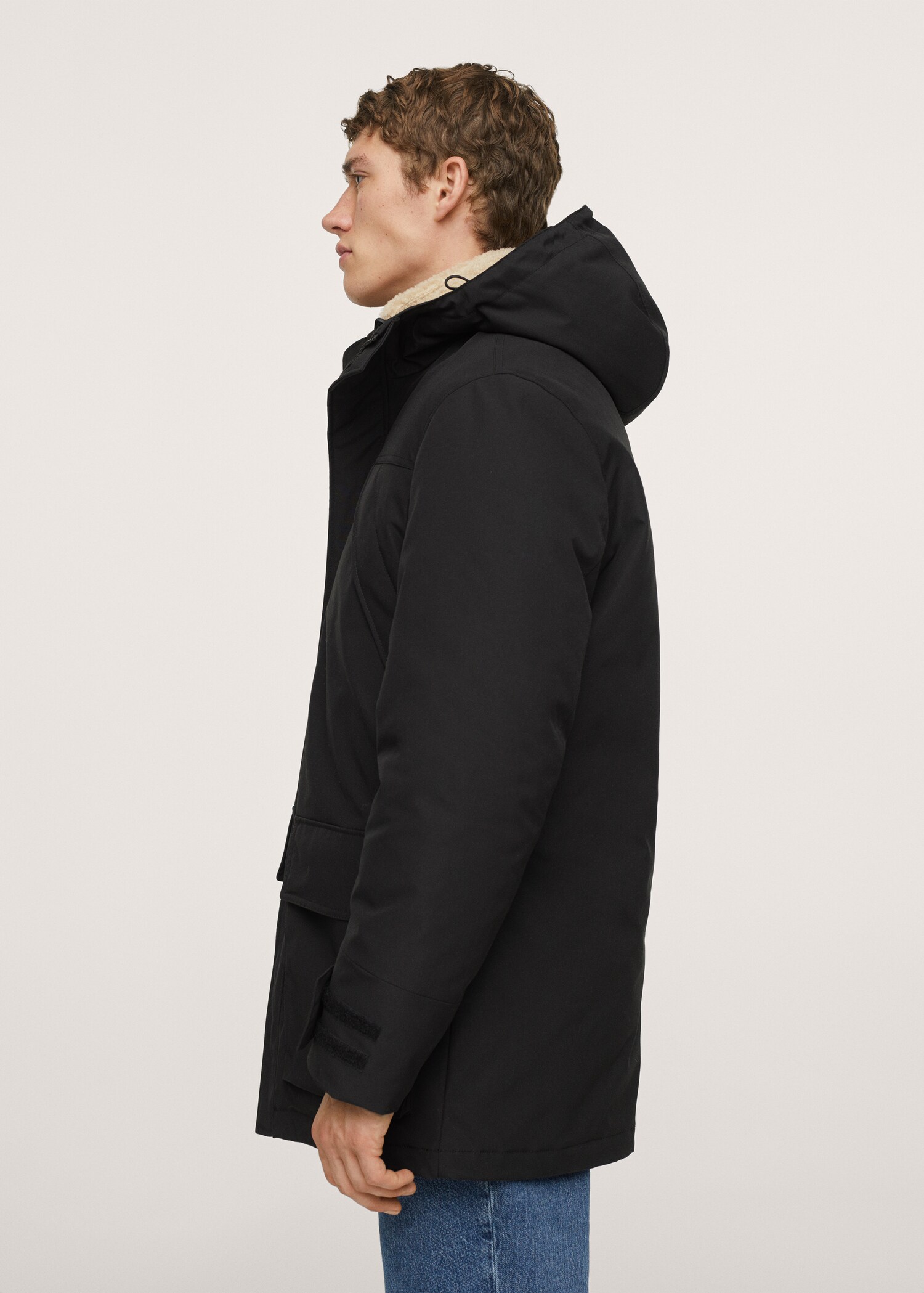 Nepromokavá parka s kožešinovou kapucí - Detail zboží 3